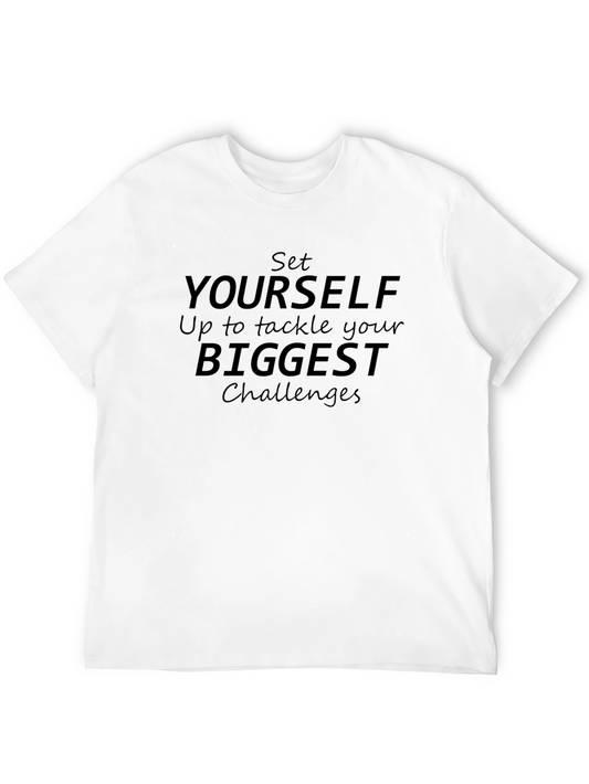 Motivational T-Shirt: Set Yourself Up for Challenges