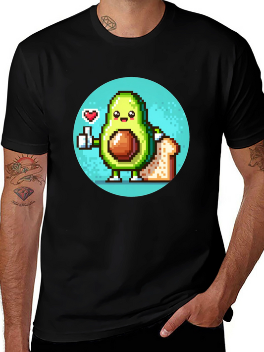 Avocado Toast Pixel Art T-Shirt