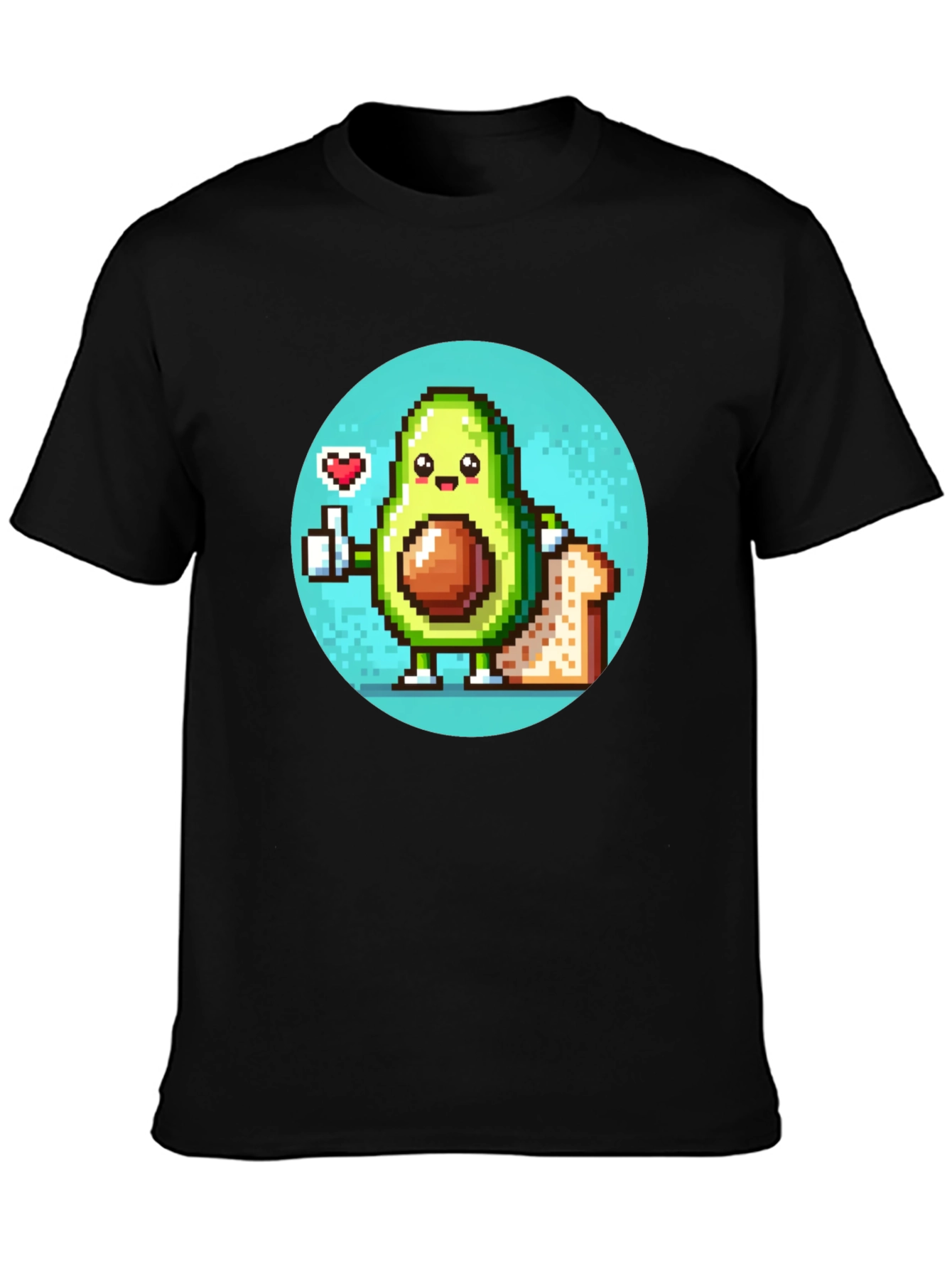 Avocado Toast Pixel Art T-Shirt