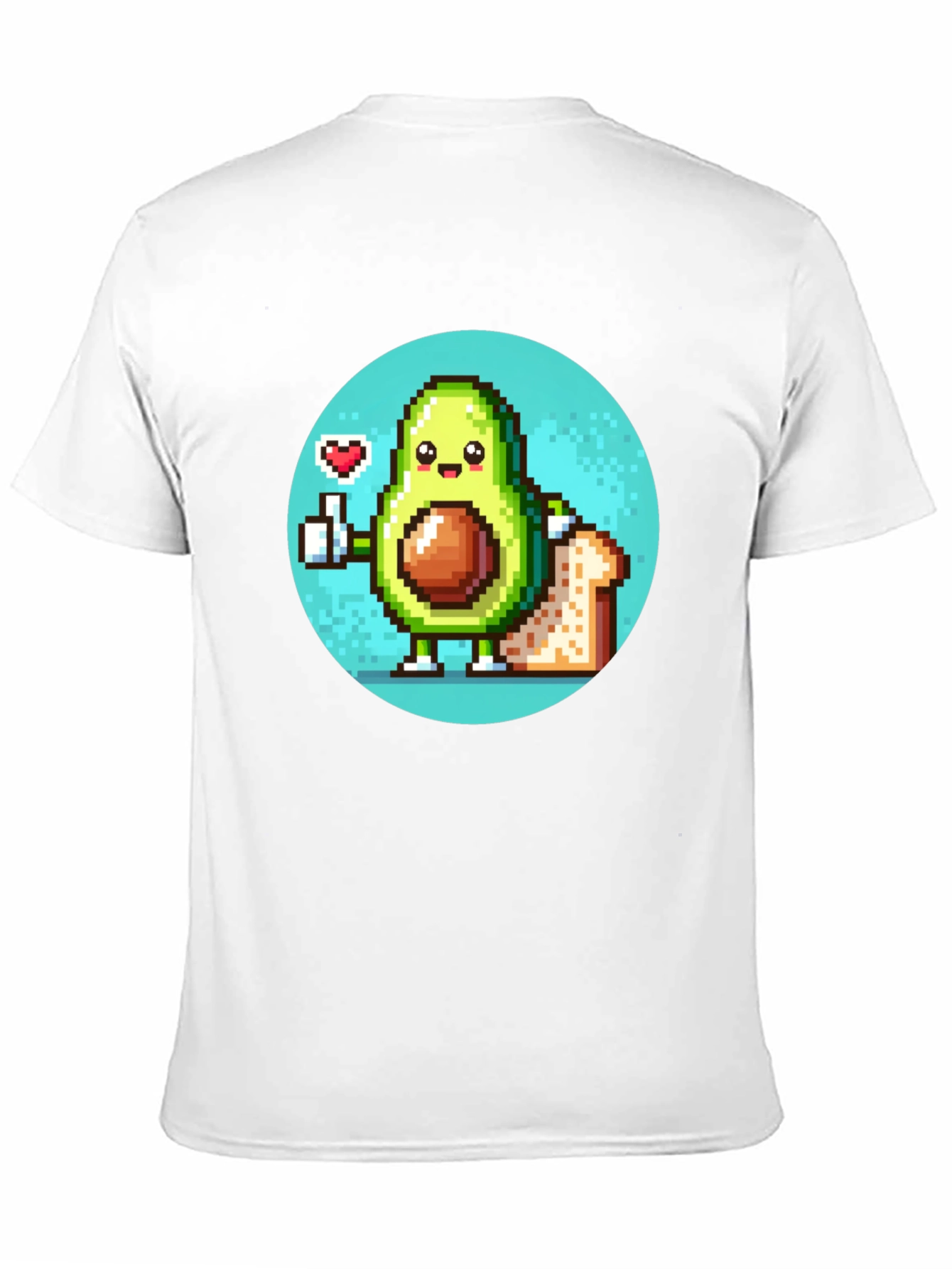 Avocado Toast Pixel Art T-Shirt