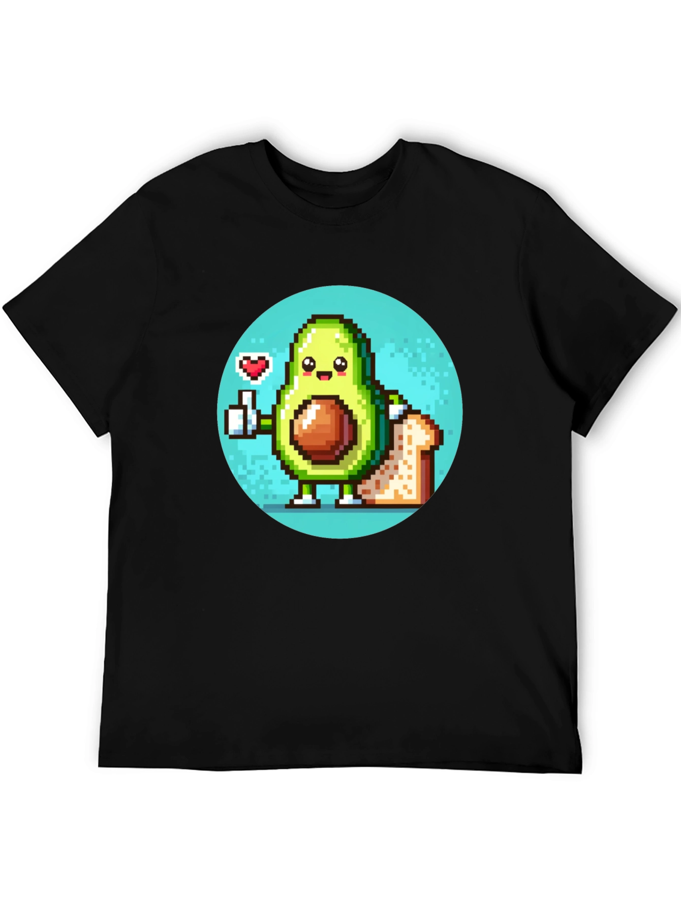 Avocado Toast Pixel Art T-Shirt