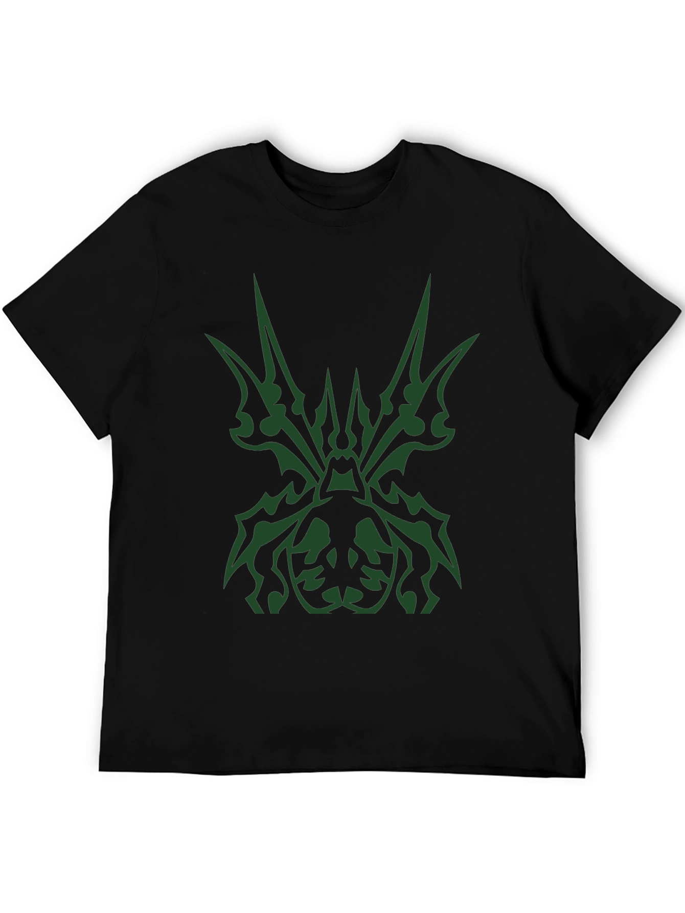 Tribal Spider Graphic Black T-Shirt