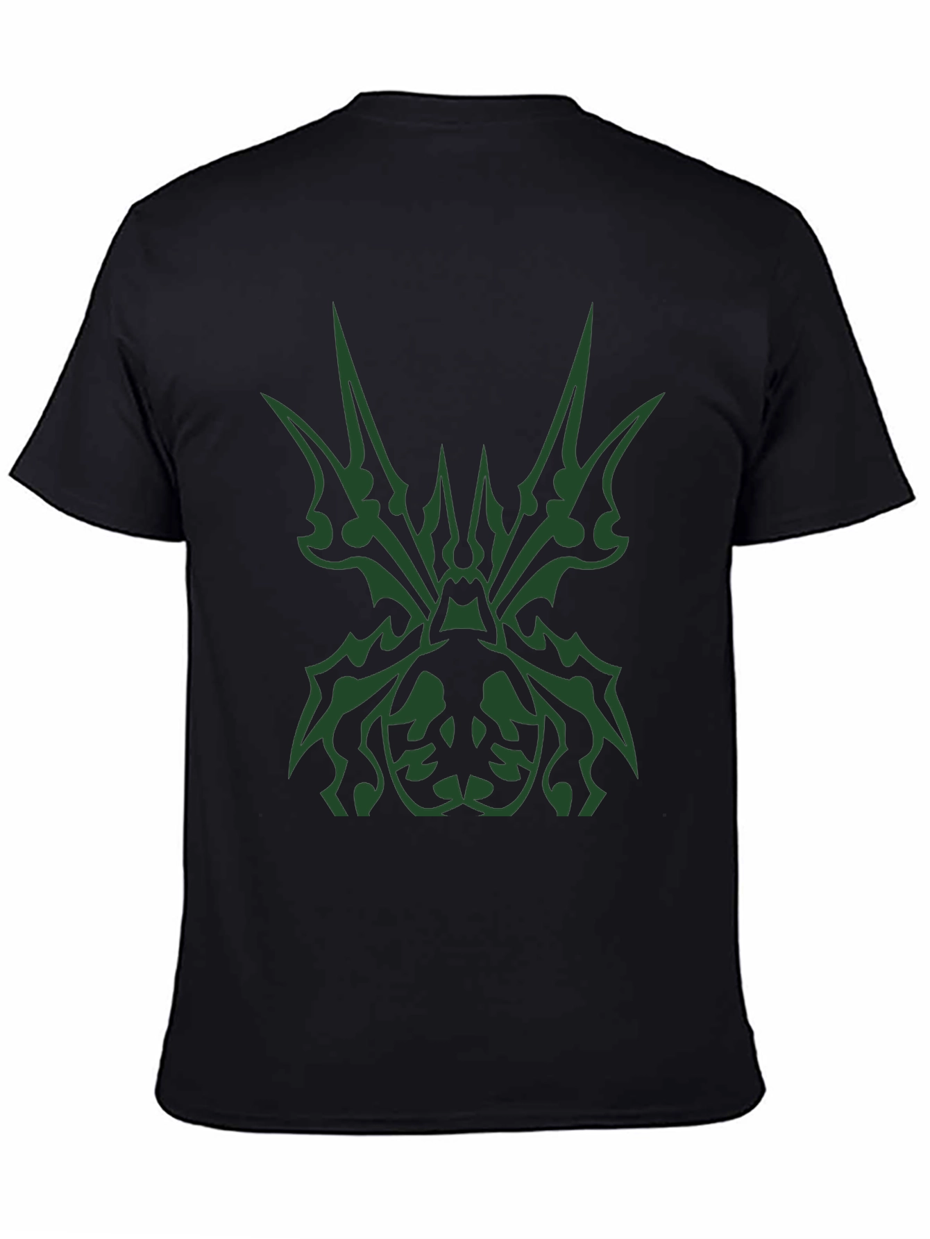 Tribal Spider Graphic Black T-Shirt