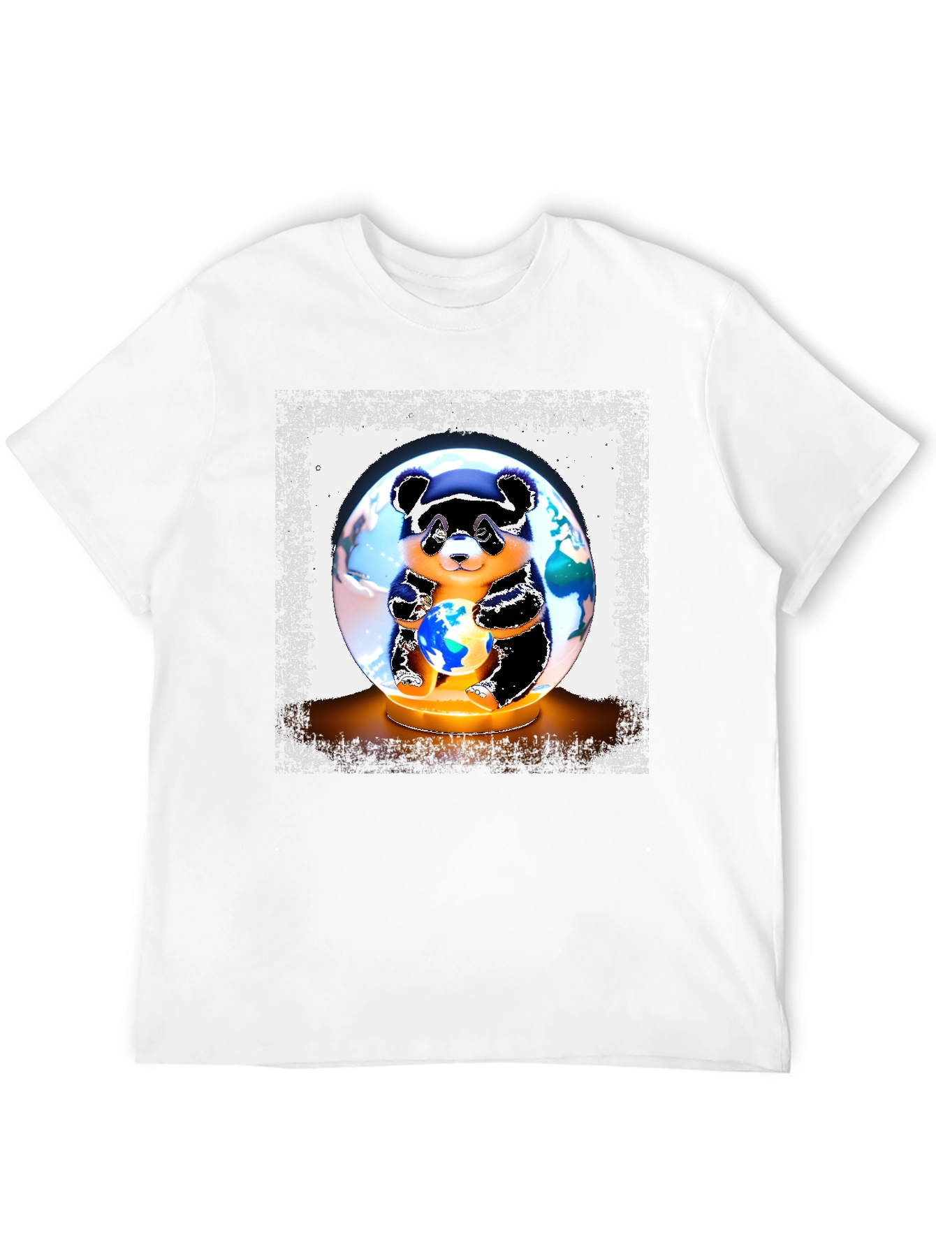 Panda Bear Globe Graphic Tee