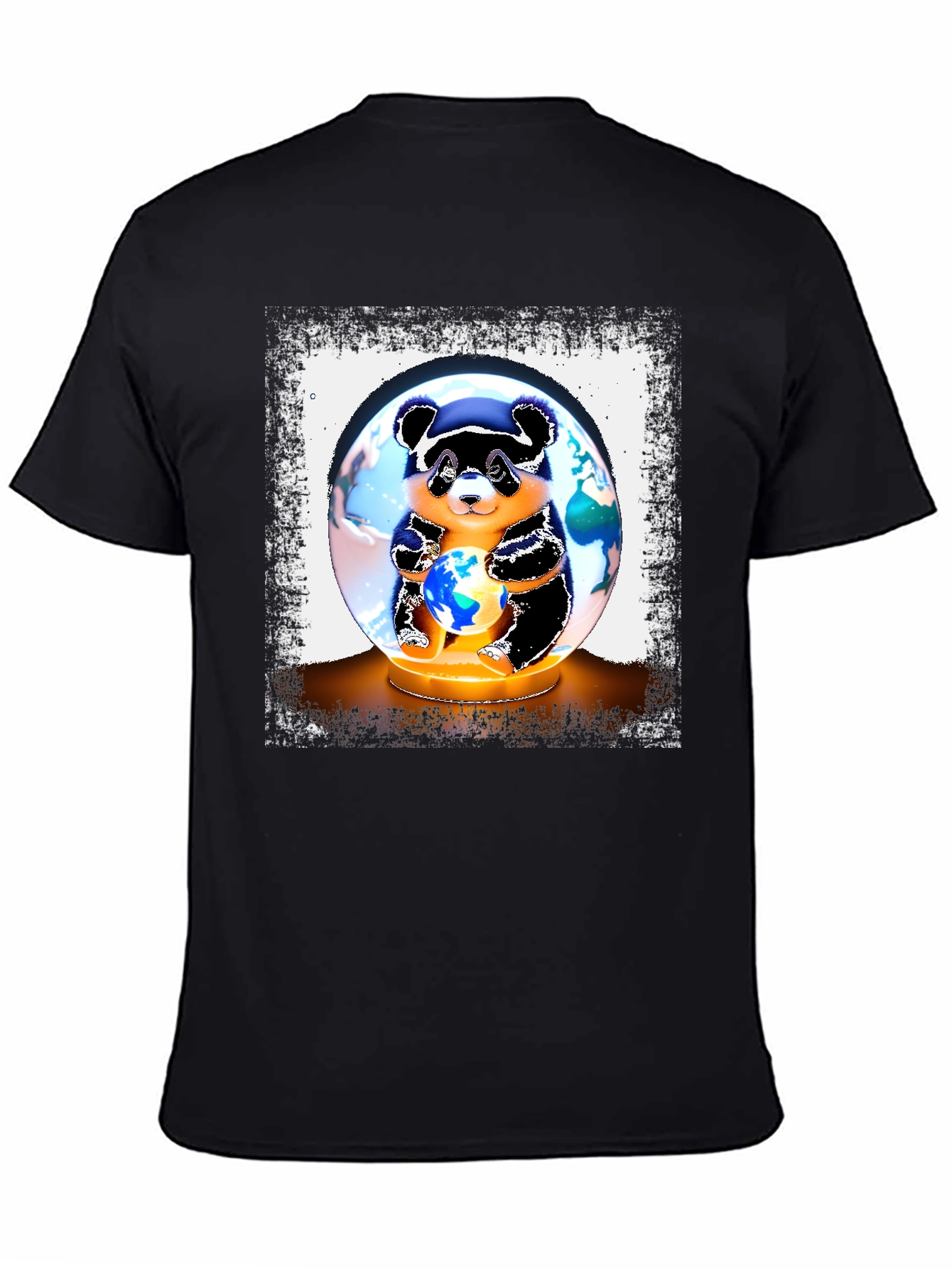 Panda Bear Globe Graphic Tee