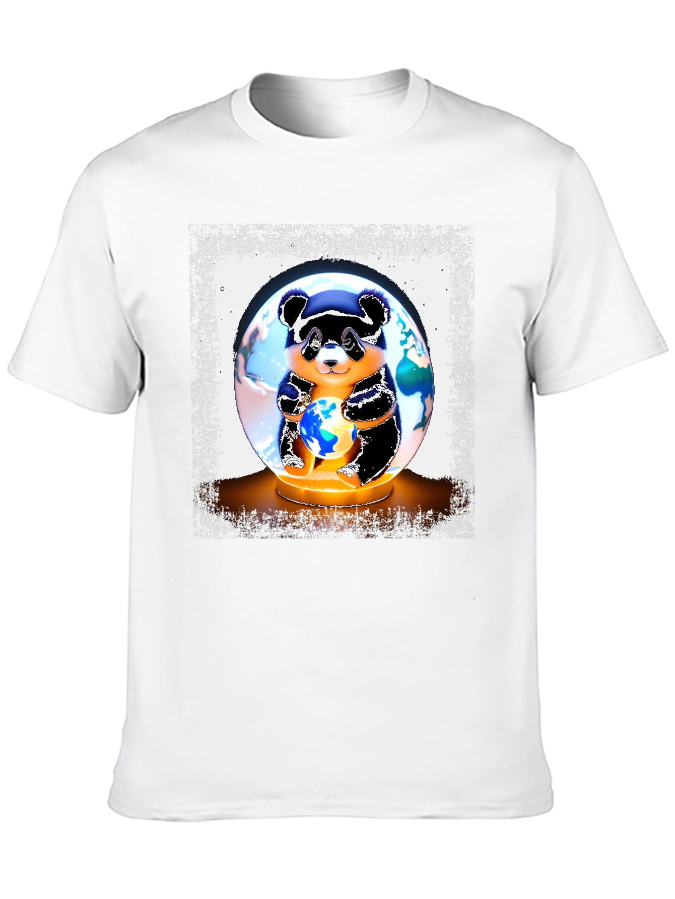 Panda Bear Globe Graphic Tee