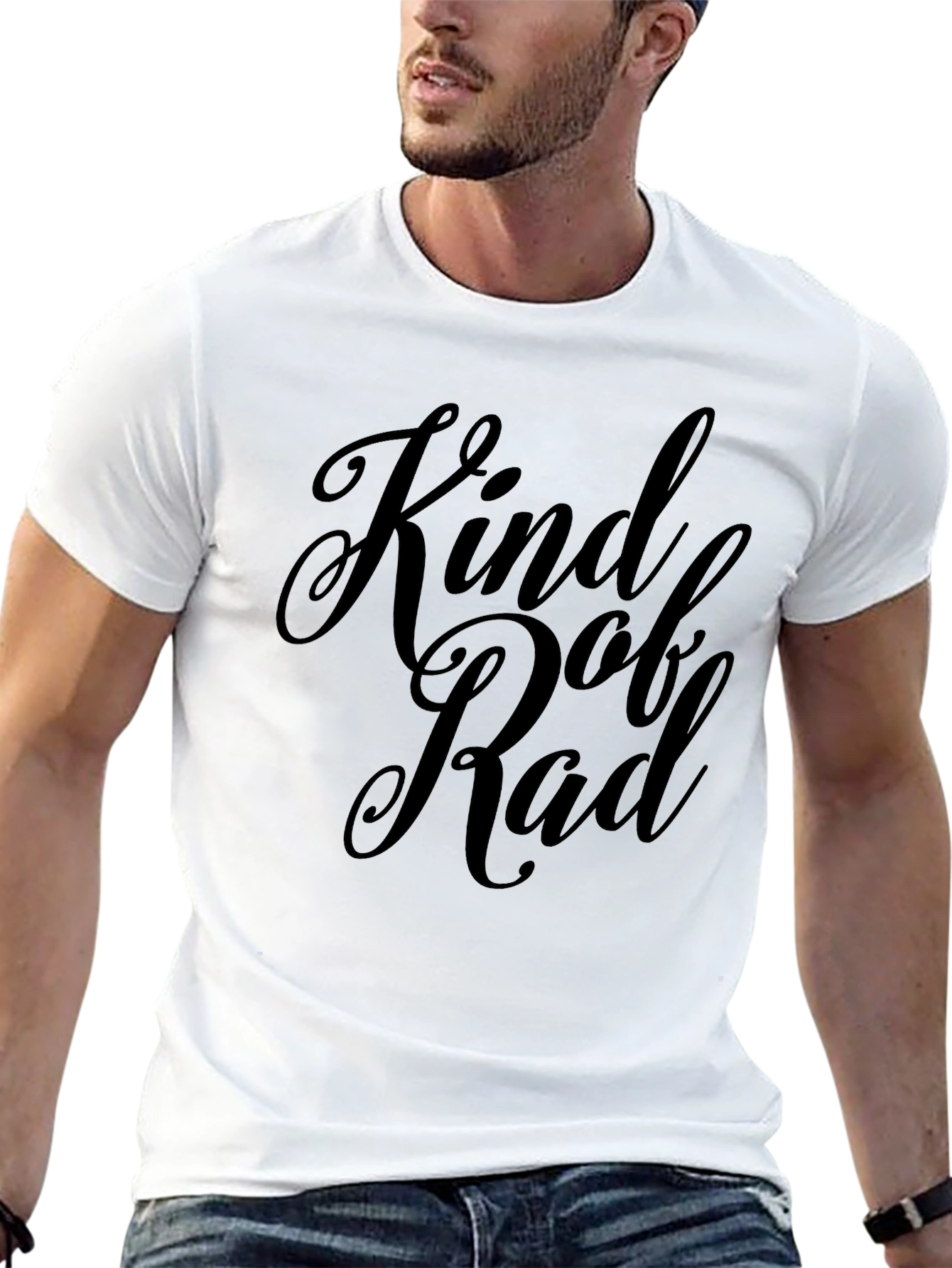 Kind of Rad Black Graphic Tee