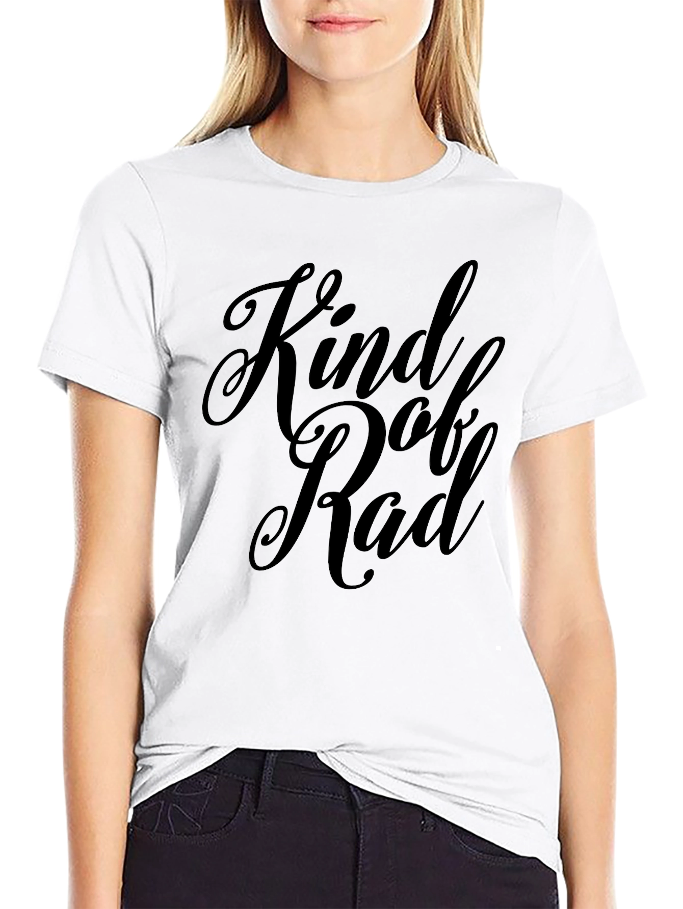 Kind of Rad Black Graphic Tee