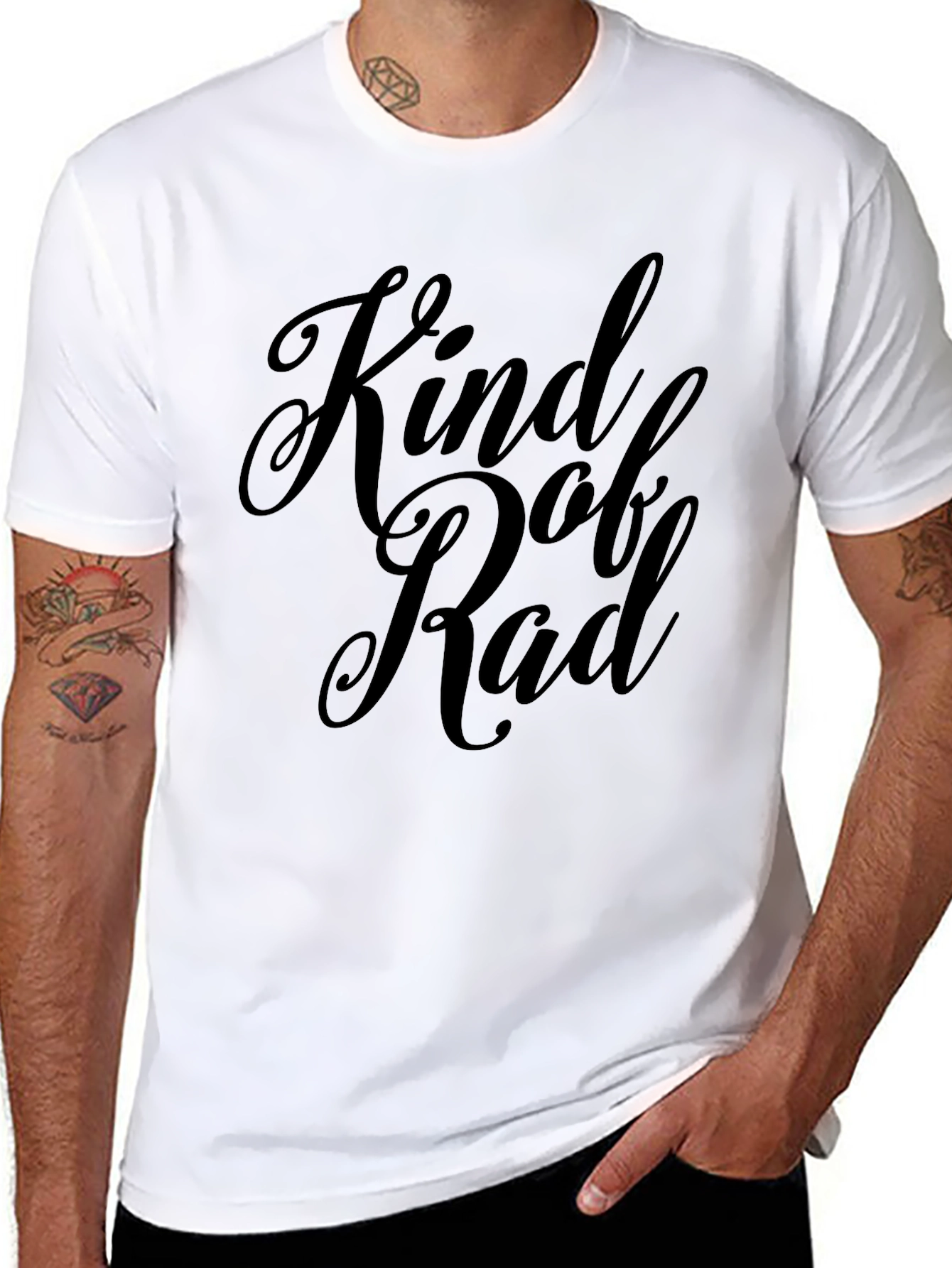 Kind of Rad Black Graphic Tee