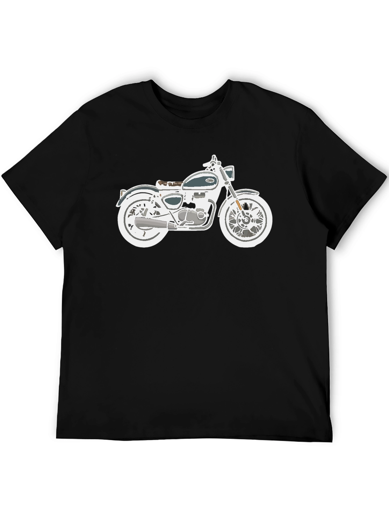 Motorcycle Graphic T-Shirt - Classic Bike Tee