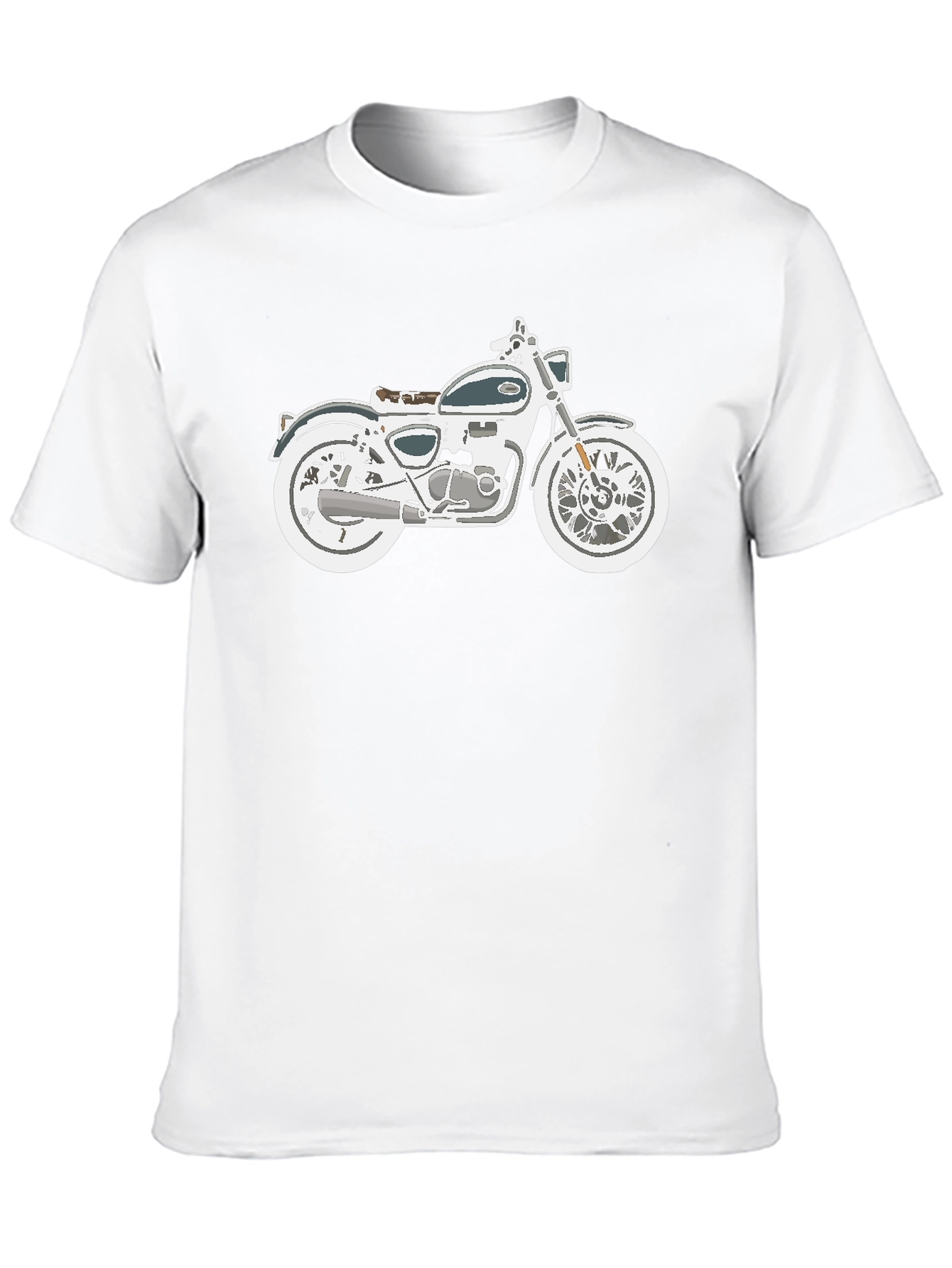 Motorcycle Graphic T-Shirt - Classic Bike Tee