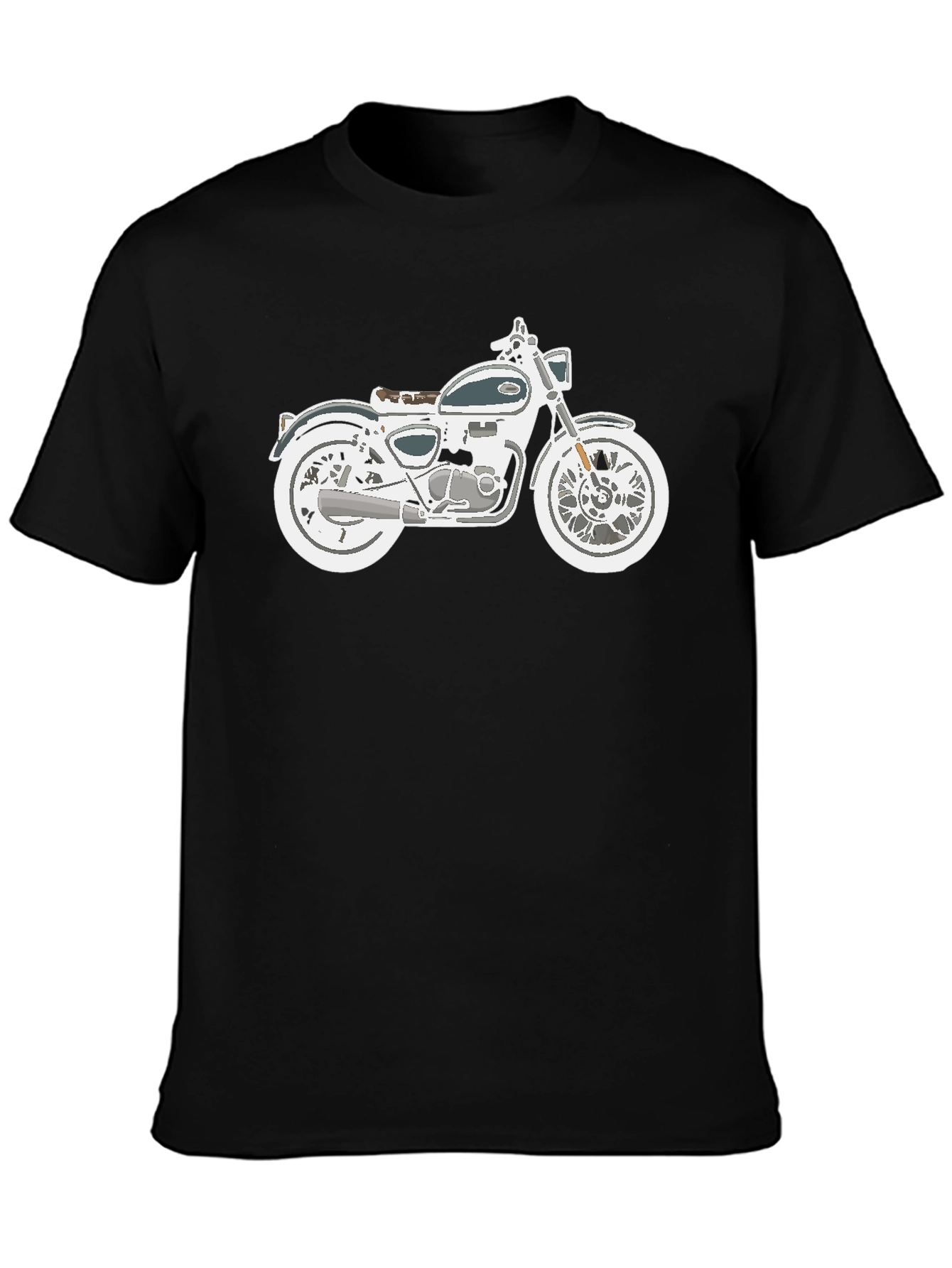Motorcycle Graphic T-Shirt - Classic Bike Tee