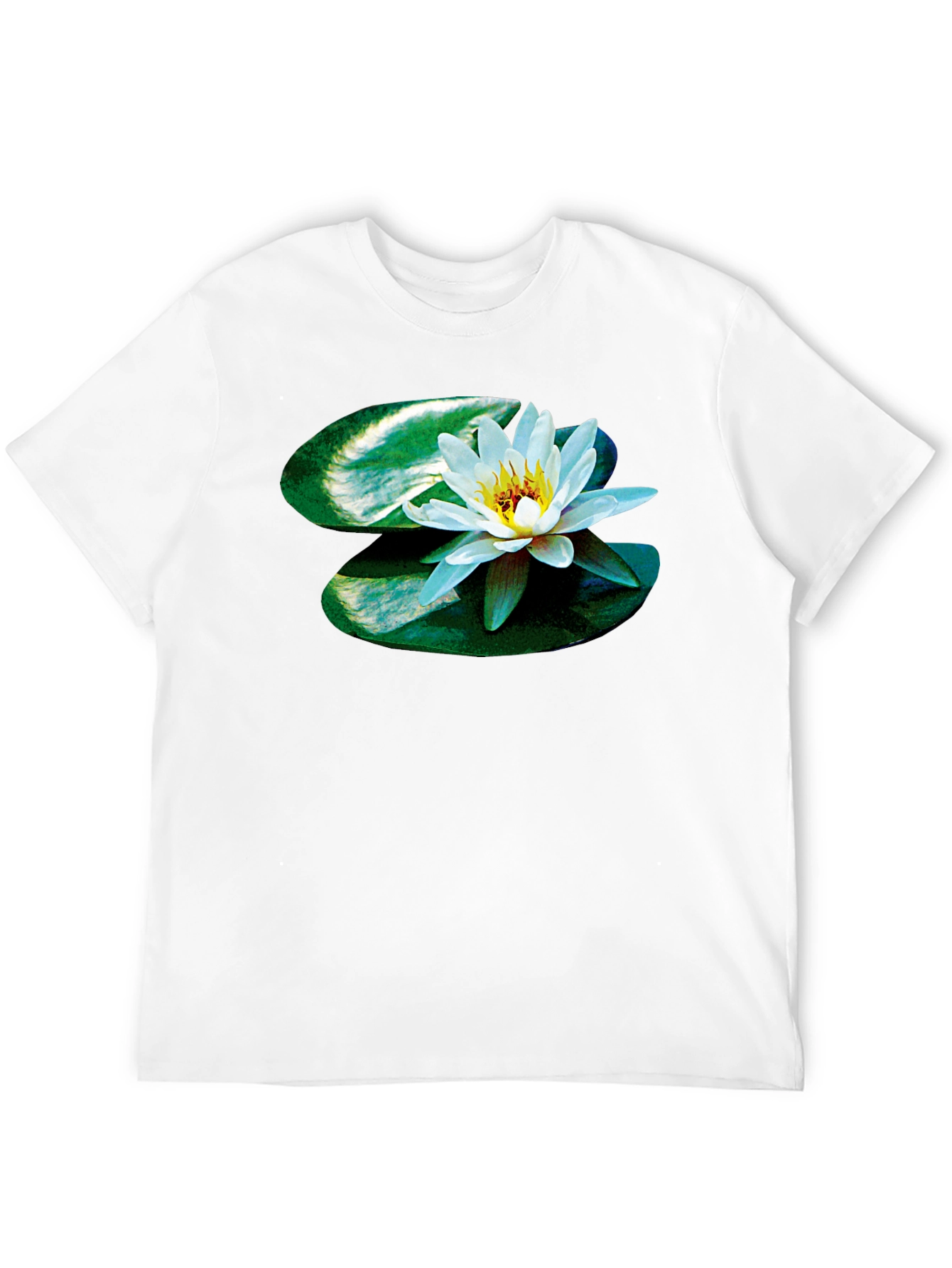 Lotus Blossom Graphic Tee - Black
