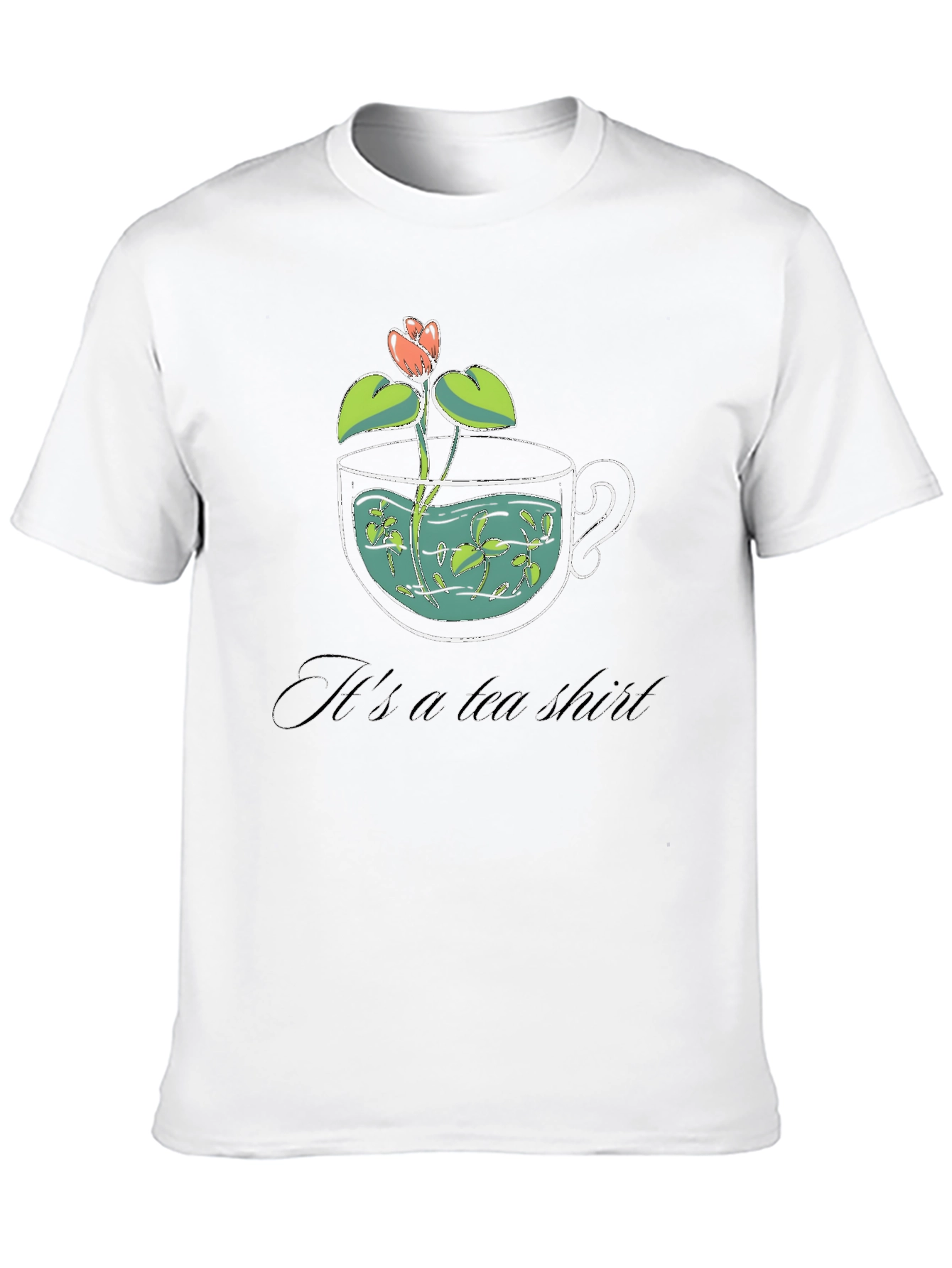 Its a Tea Shirt - Black Graphic Tee