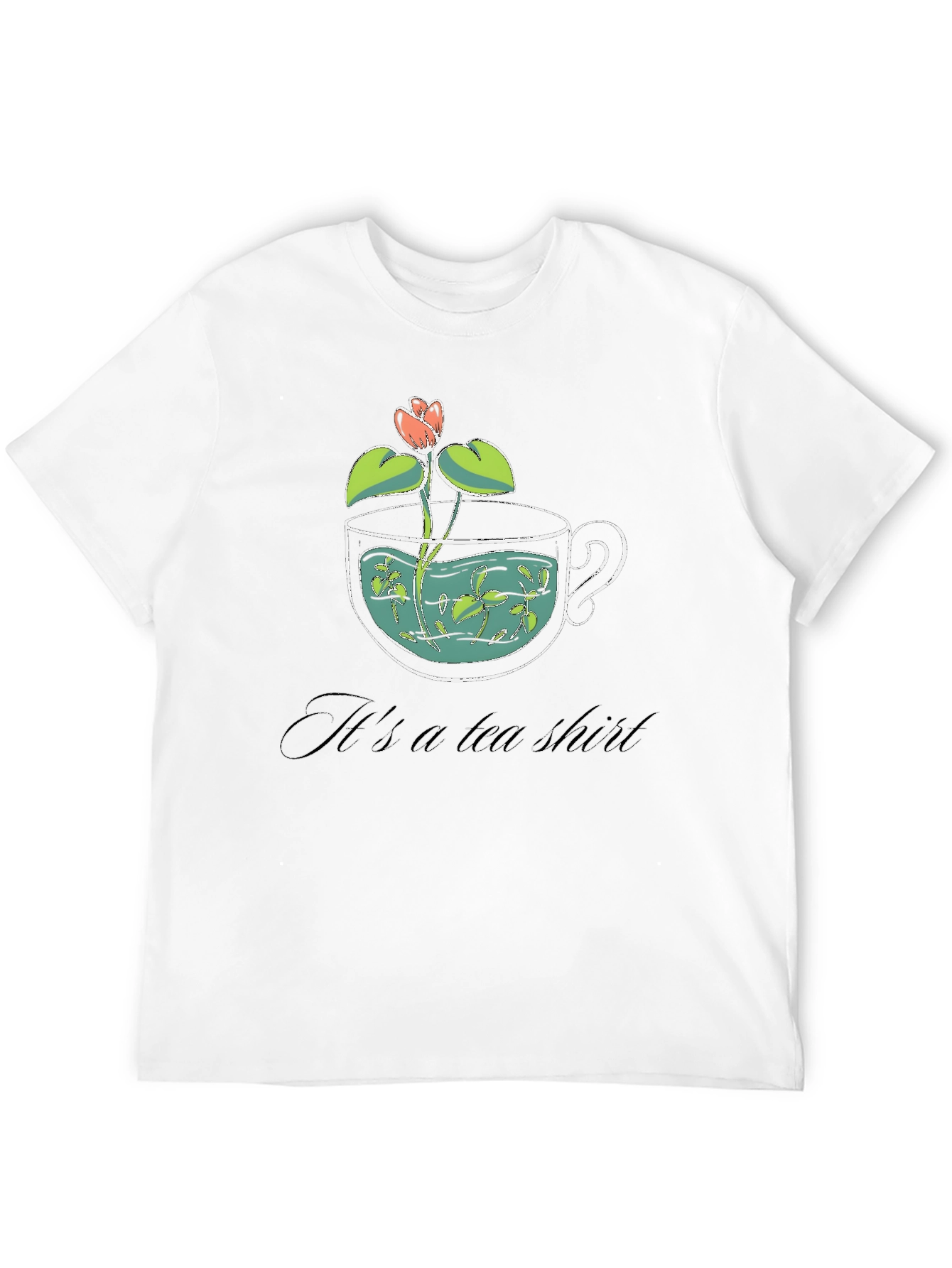 Its a Tea Shirt - Black Graphic Tee