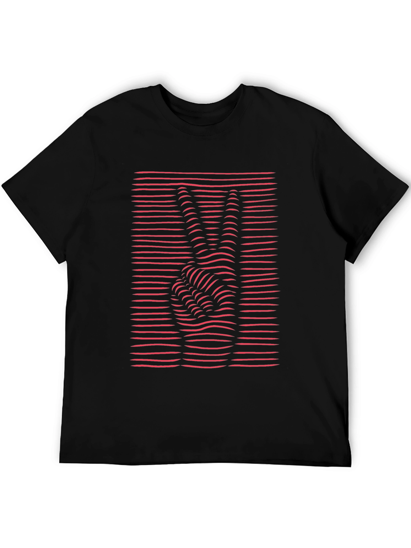 Retro Peace Sign Graphic Tee - Black