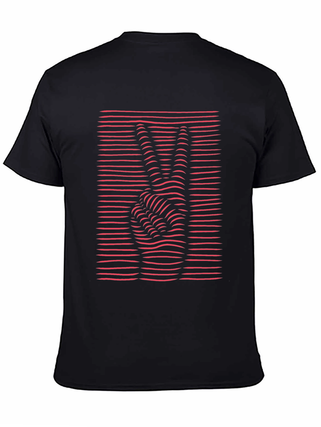 Retro Peace Sign Graphic Tee - Black