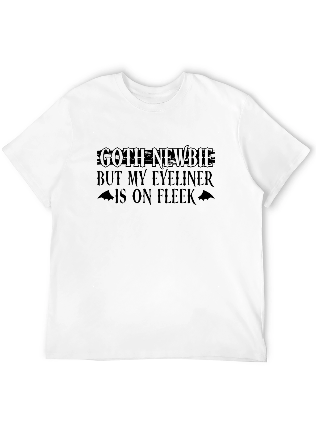 Goth Newbie Eyeliner Fleek Graphic Tee