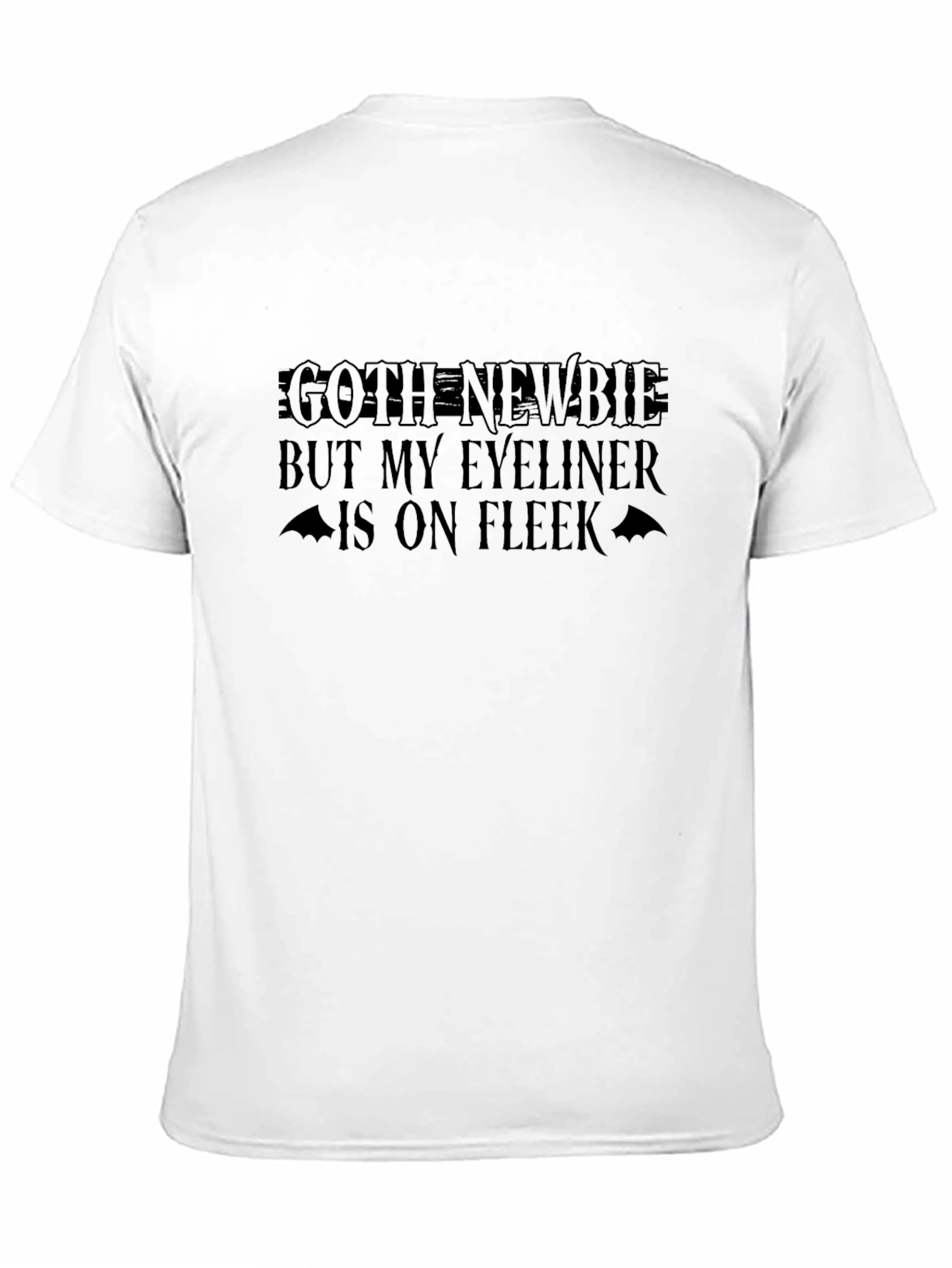 Goth Newbie Eyeliner Fleek Graphic Tee
