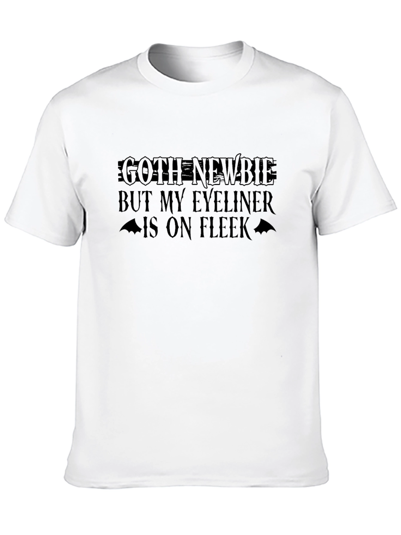 Goth Newbie Eyeliner Fleek Graphic Tee