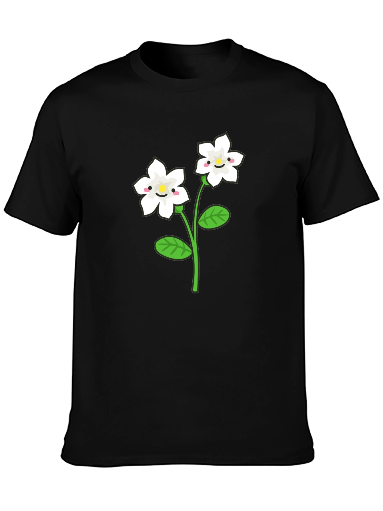 Cute Flower Graphic T-Shirt