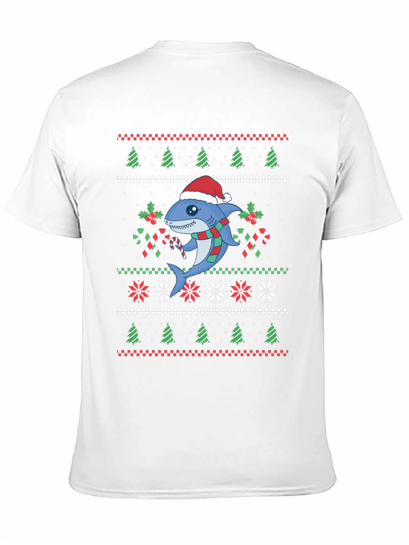 Christmas Shark Ugly Sweater T-Shirt