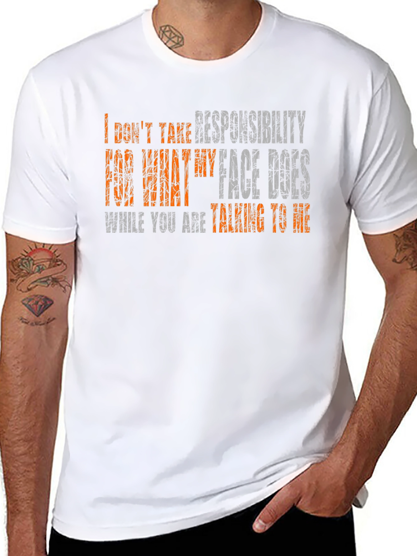 I Dont Take Responsibility Funny Graphic Tee