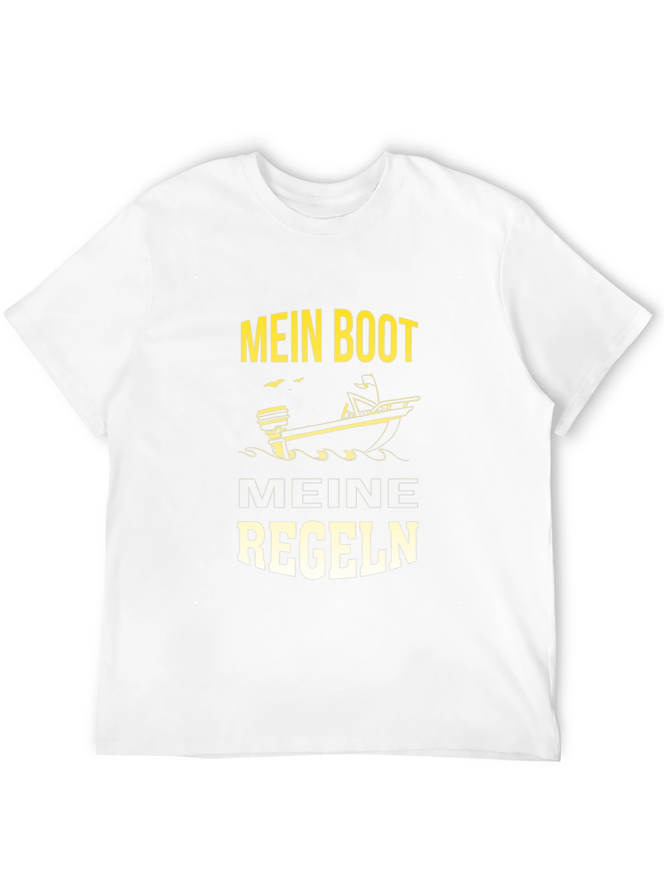 Mens Mein Boot Meine Regeln Graphic T-Shirt