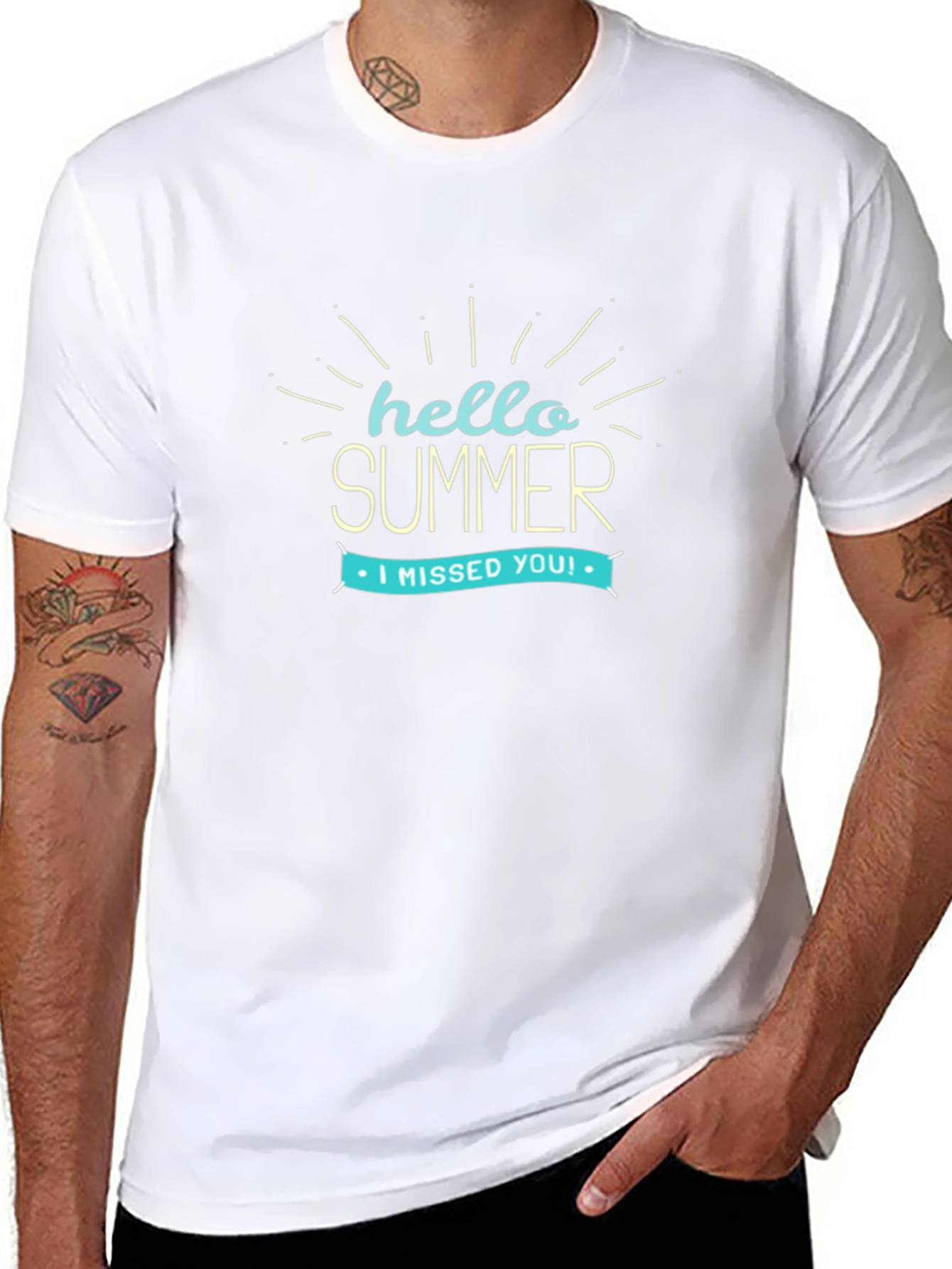 Hello Summer Graphic T-Shirt