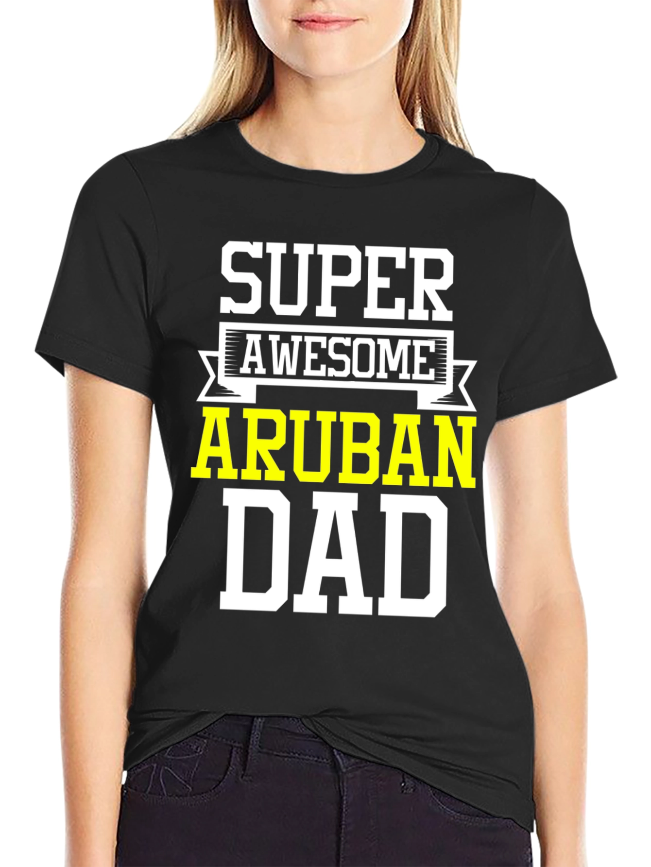 Super Awesome Aruban Dad T-Shirt