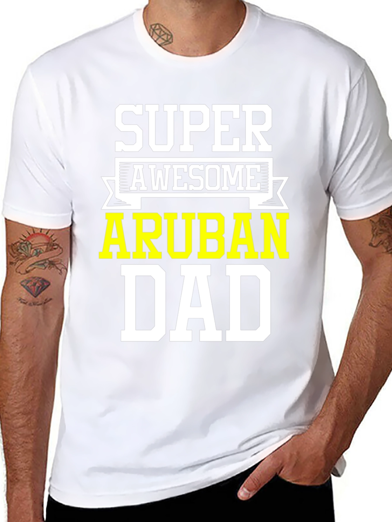 Super Awesome Aruban Dad T-Shirt
