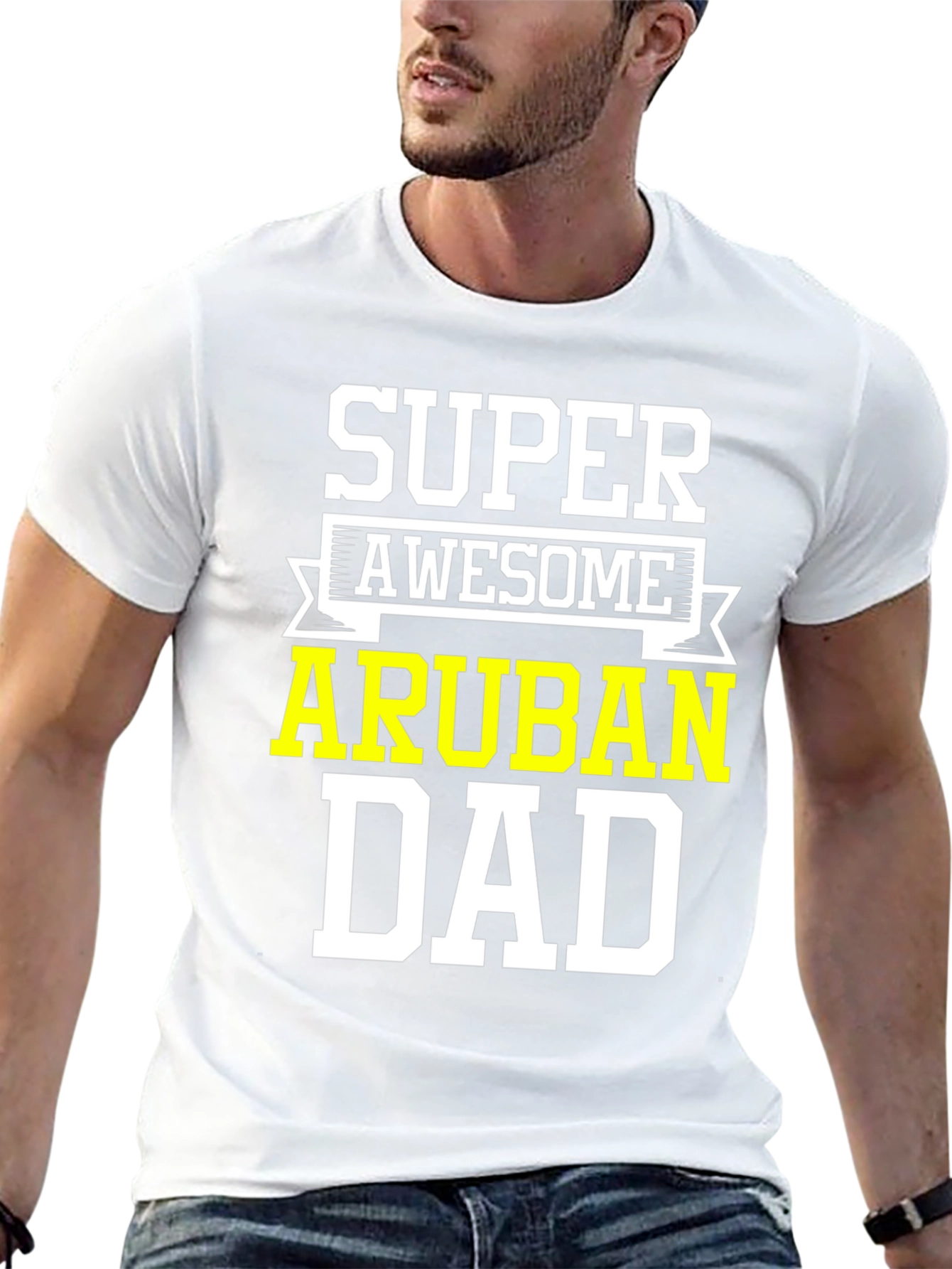 Super Awesome Aruban Dad T-Shirt
