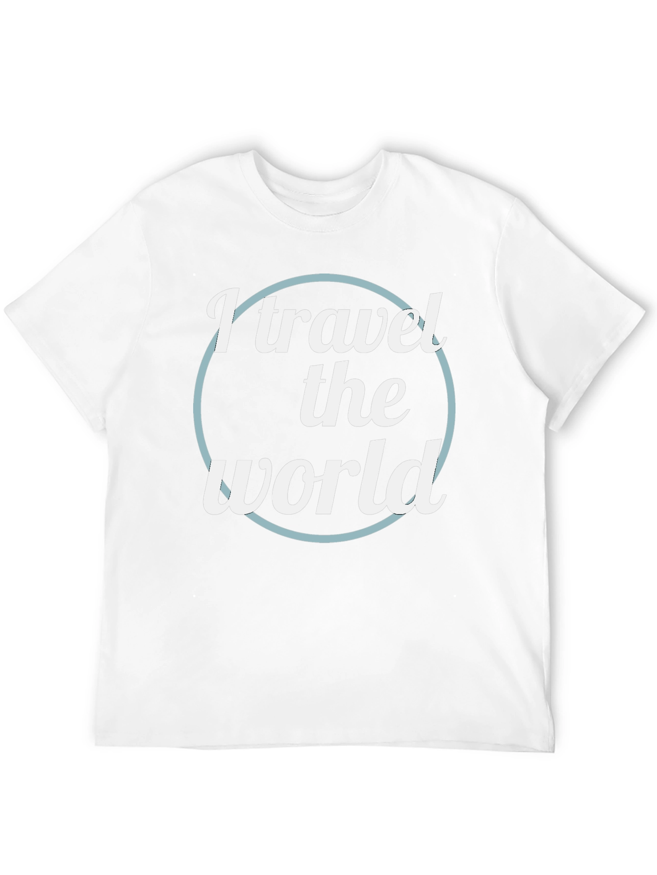 I Travel the World Black T-Shirt