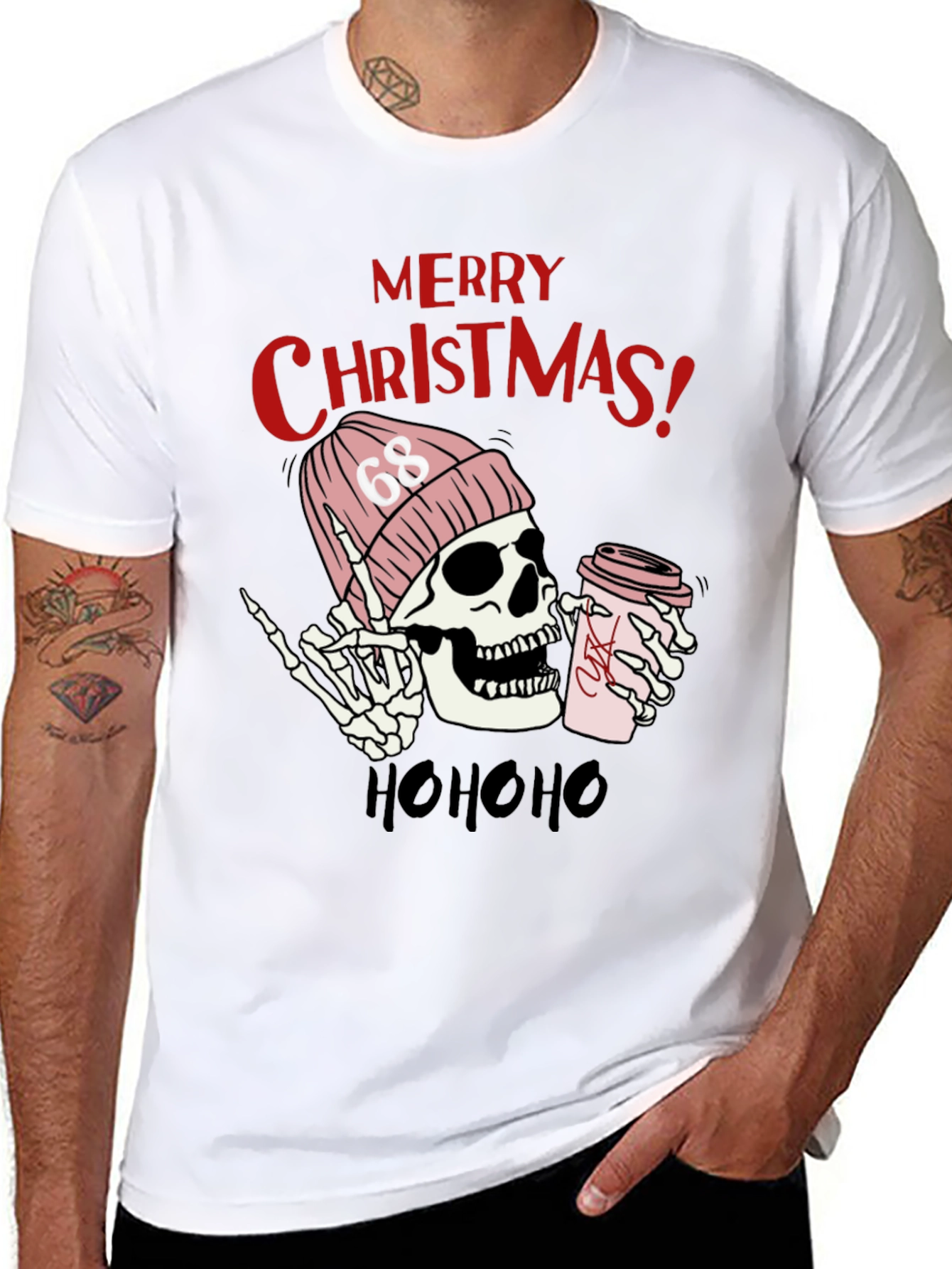 Merry Christmas Skeleton T-Shirt