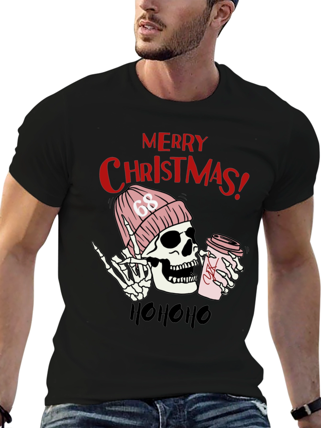 Merry Christmas Skeleton T-Shirt