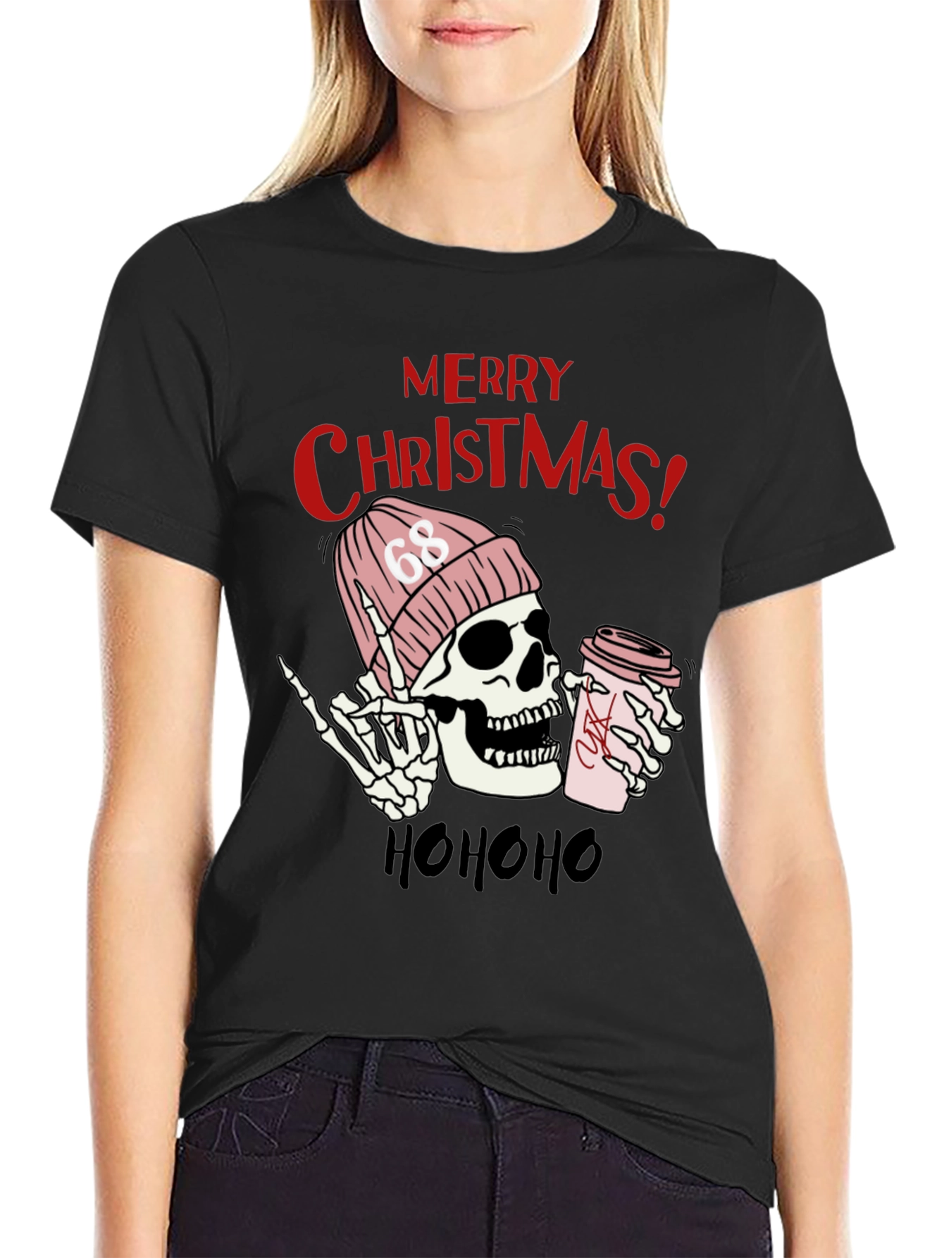Merry Christmas Skeleton T-Shirt