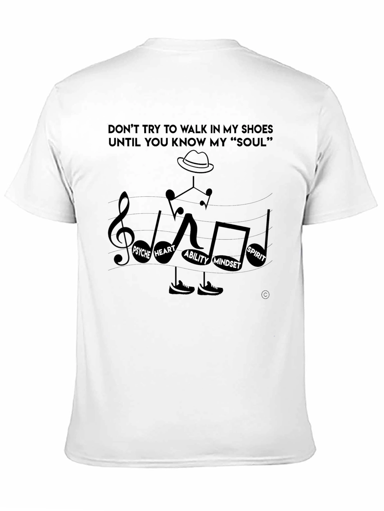 Soulful Music T-Shirt: Walk in My Shoes