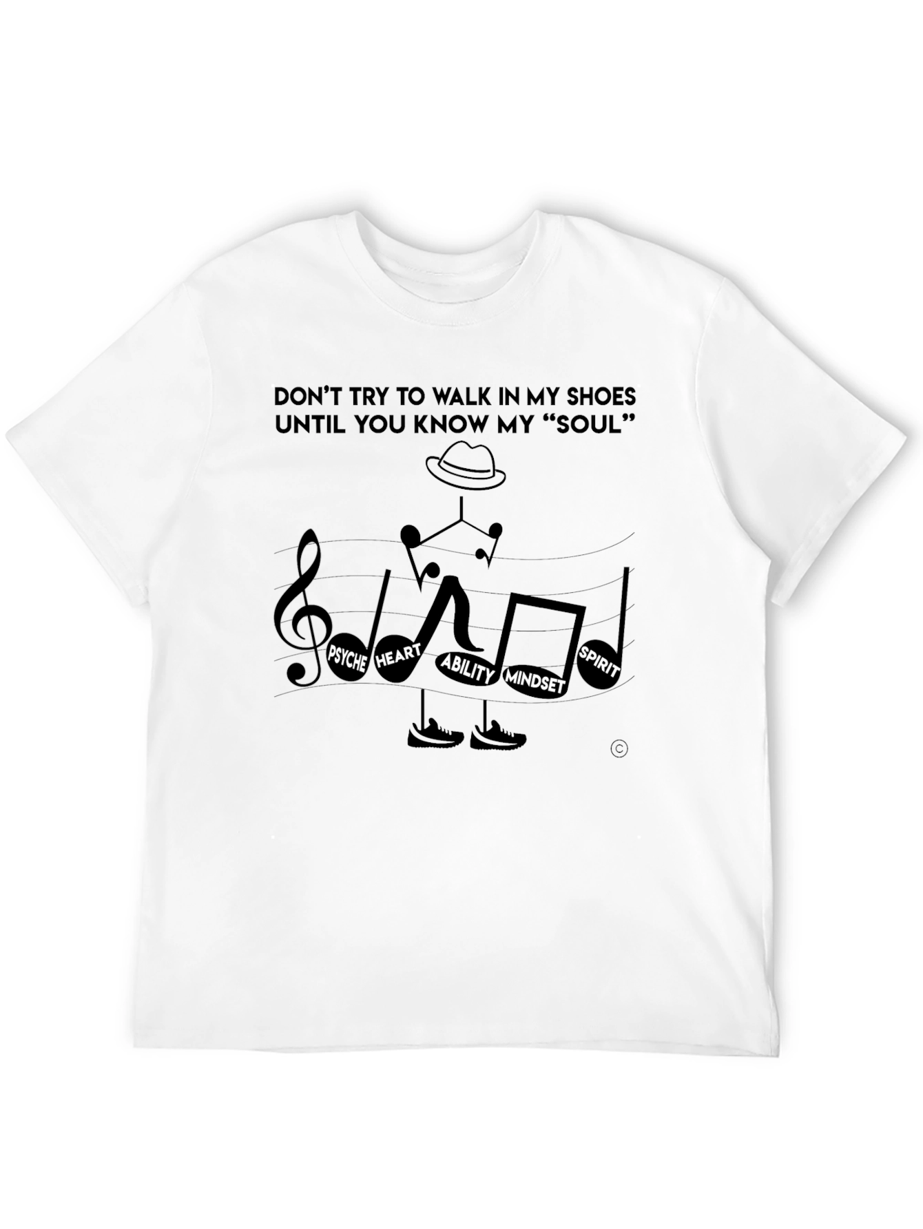 Soulful Music T-Shirt: Walk in My Shoes