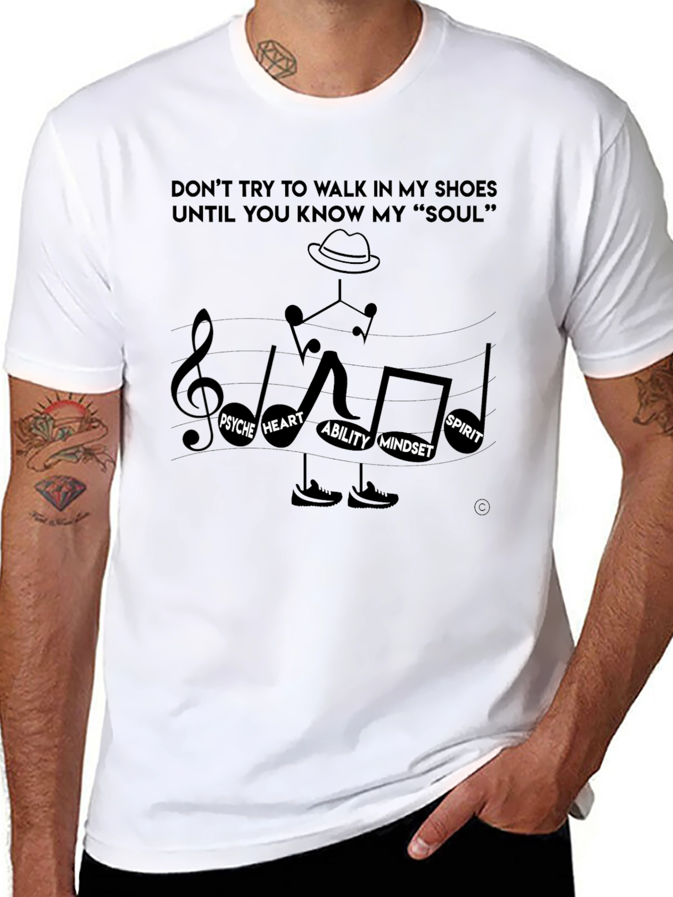 Soulful Music T-Shirt: Walk in My Shoes