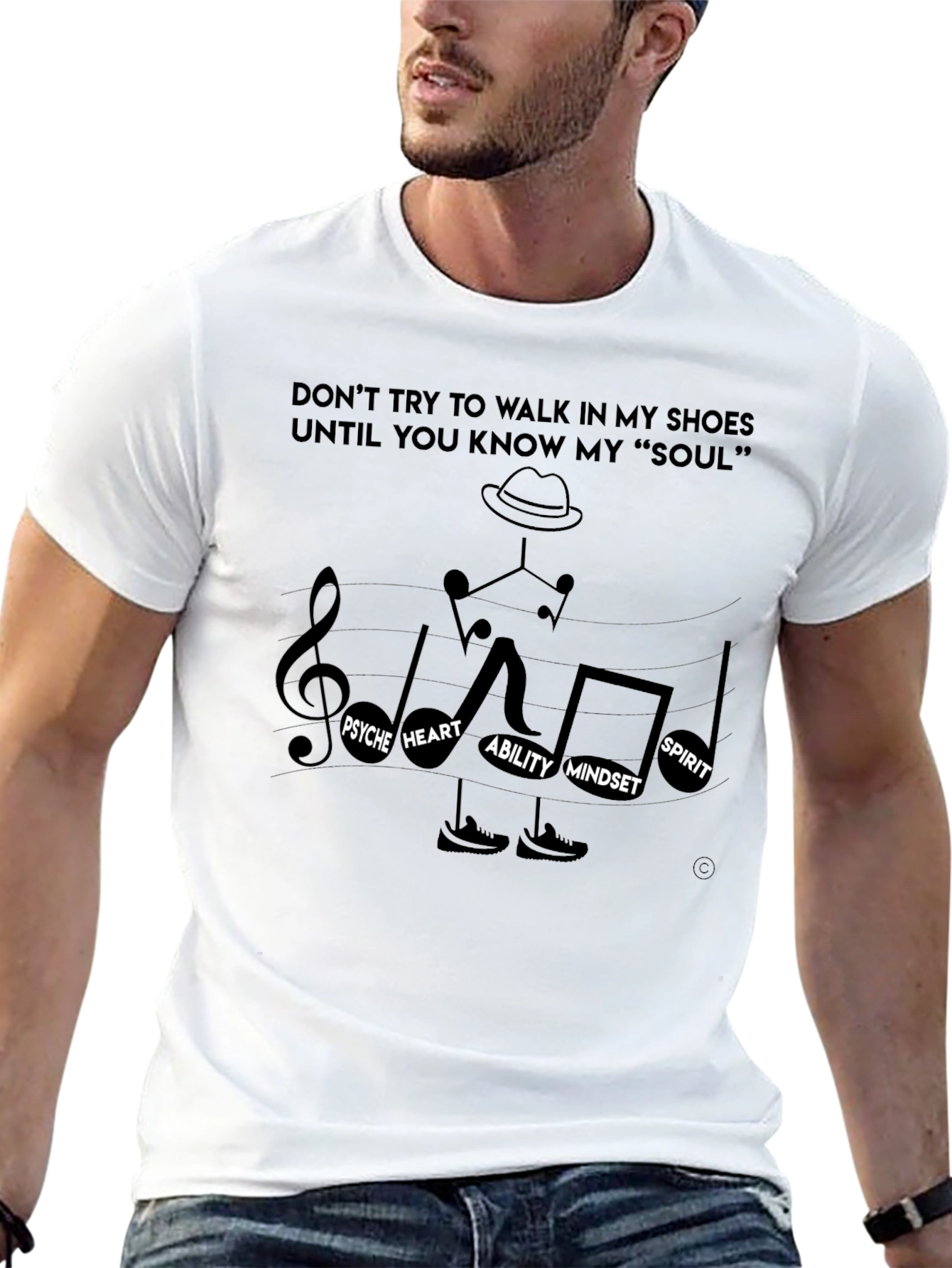 Soulful Music T-Shirt: Walk in My Shoes