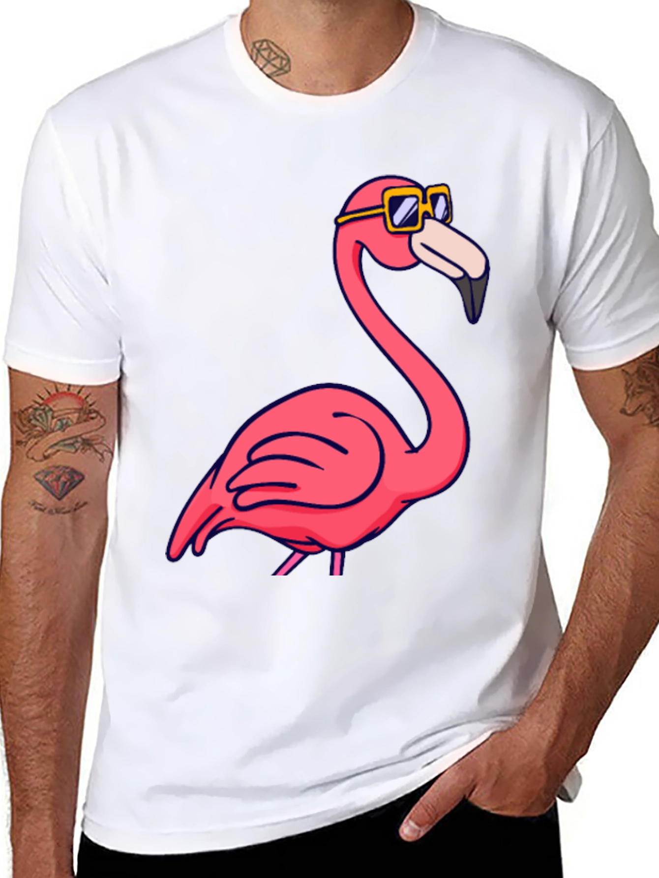 Cool Flamingo Graphic Tee