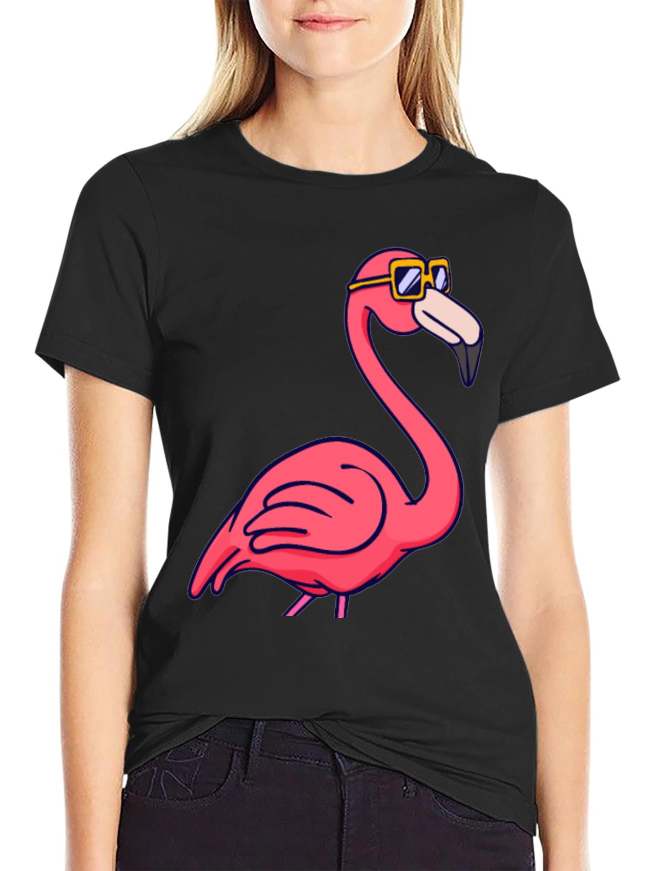 Cool Flamingo Graphic Tee