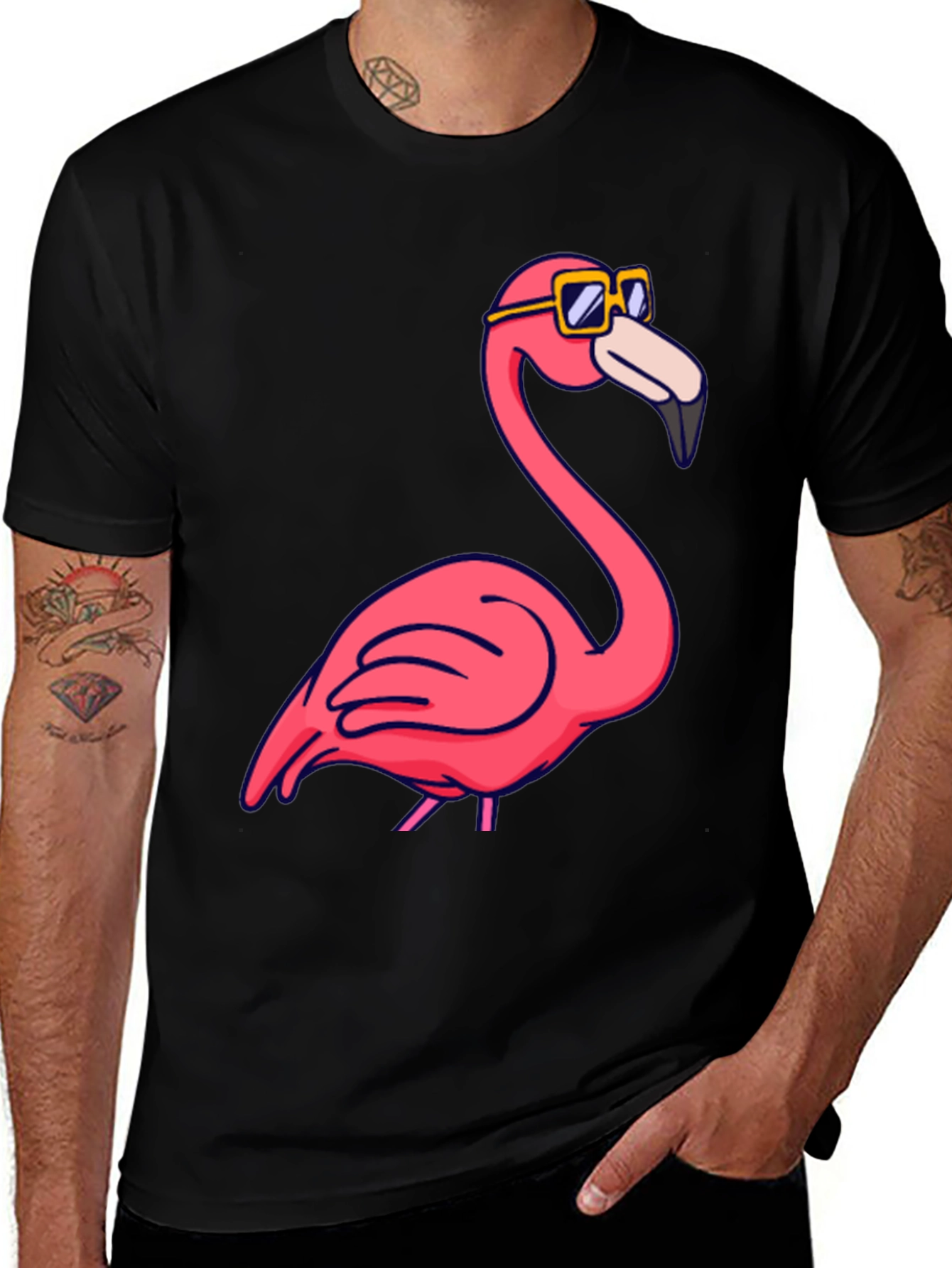 Cool Flamingo Graphic Tee