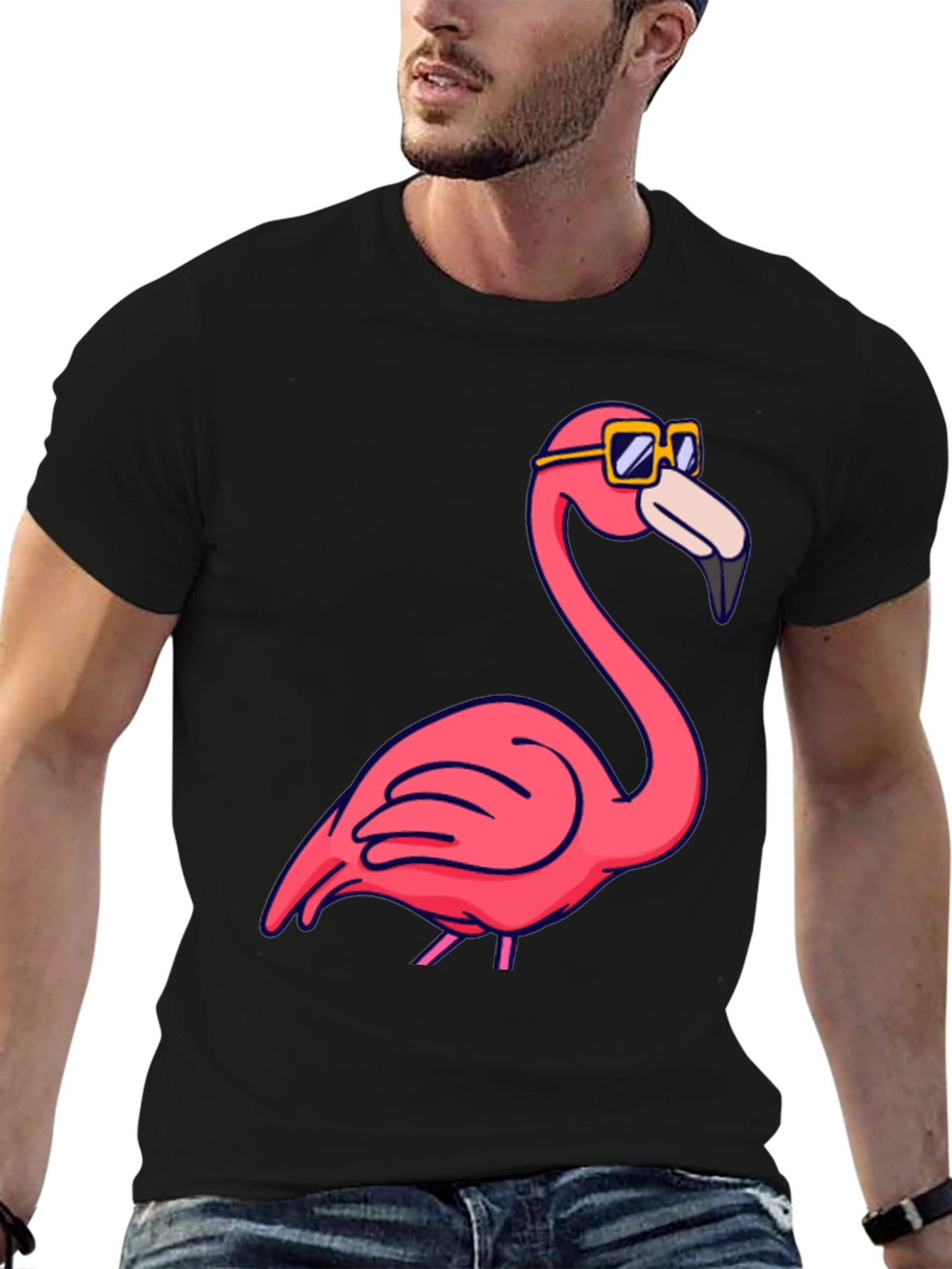 Cool Flamingo Graphic Tee
