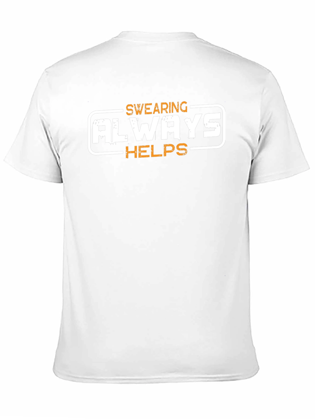 Swearing Always Helps Graphic Tee - Black