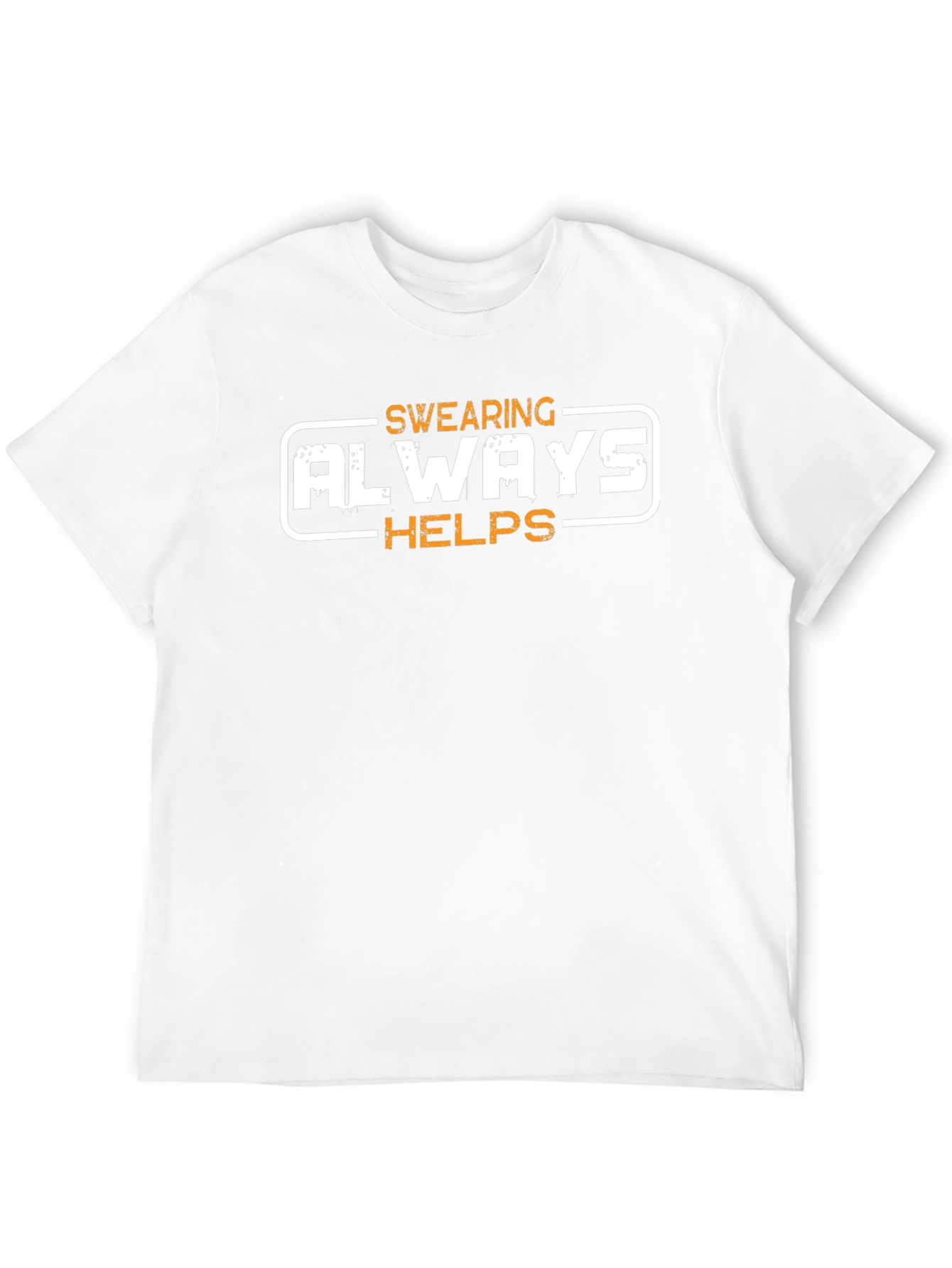 Swearing Always Helps Graphic Tee - Black