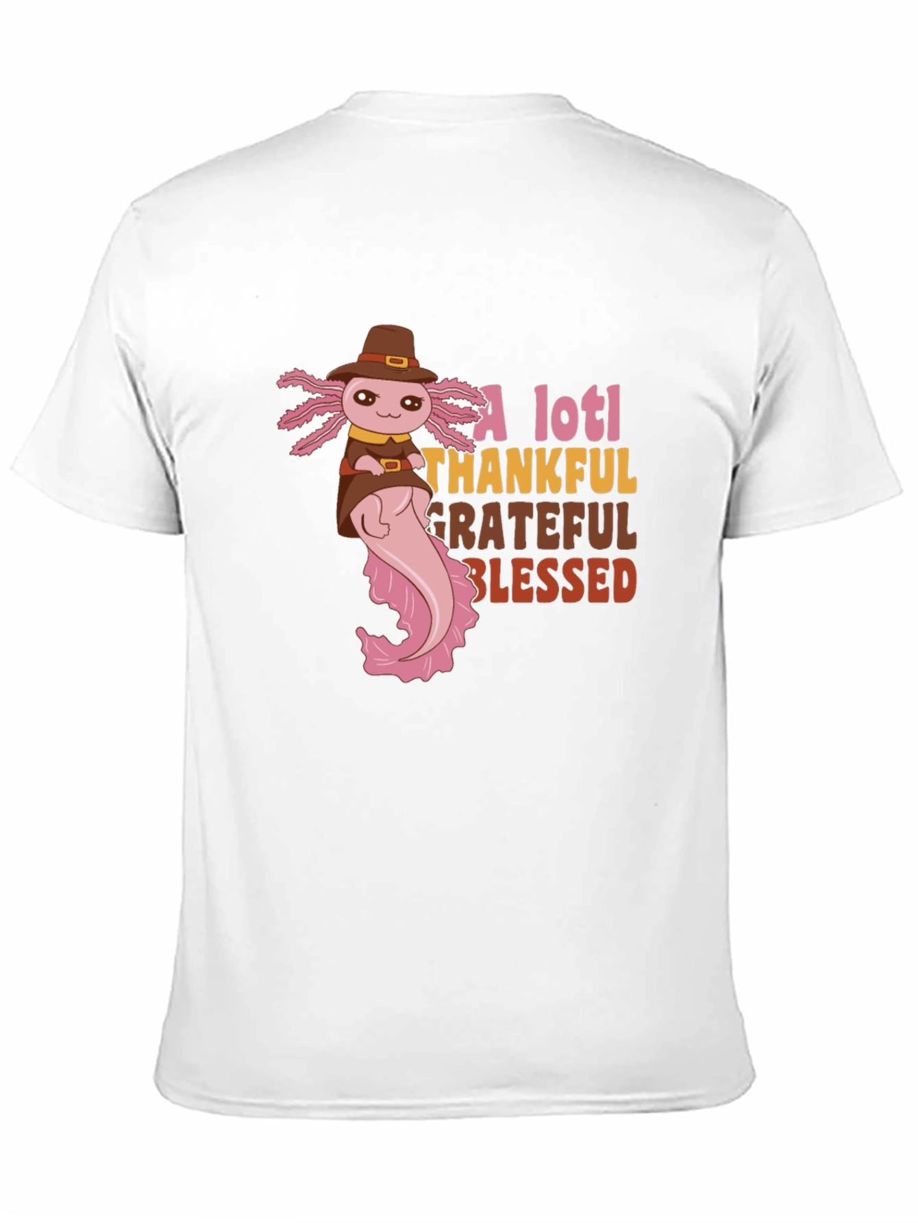 A Lotl Thankful Thanksgiving Axolotl T-Shirt