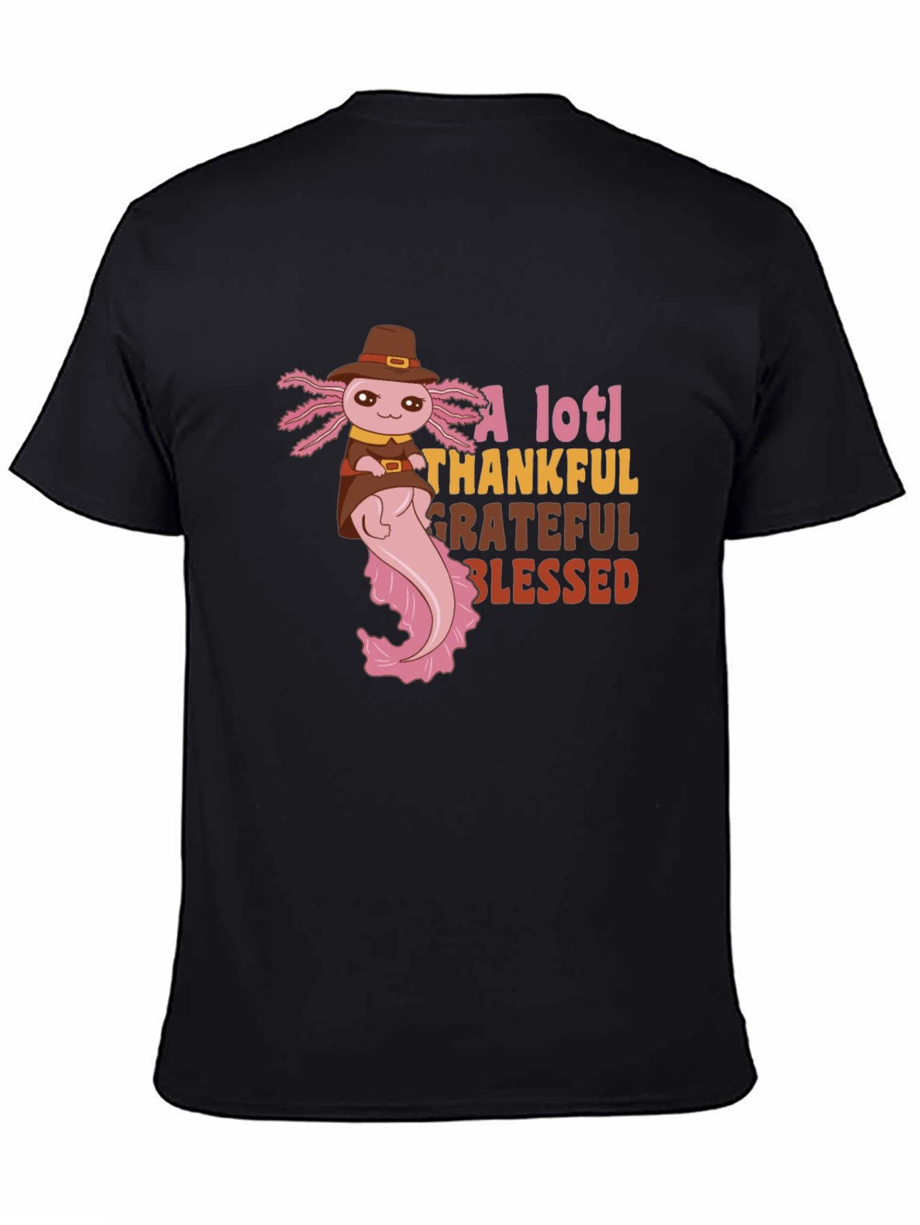 A Lotl Thankful Thanksgiving Axolotl T-Shirt