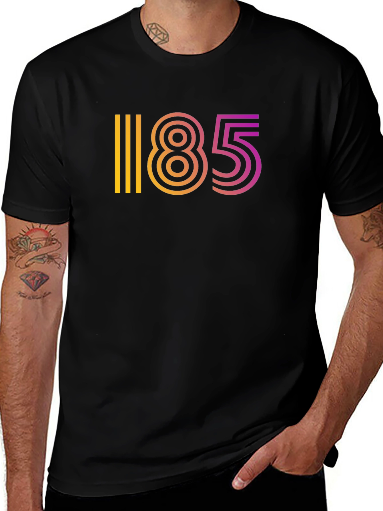 Retro 1985 Gradient T-Shirt