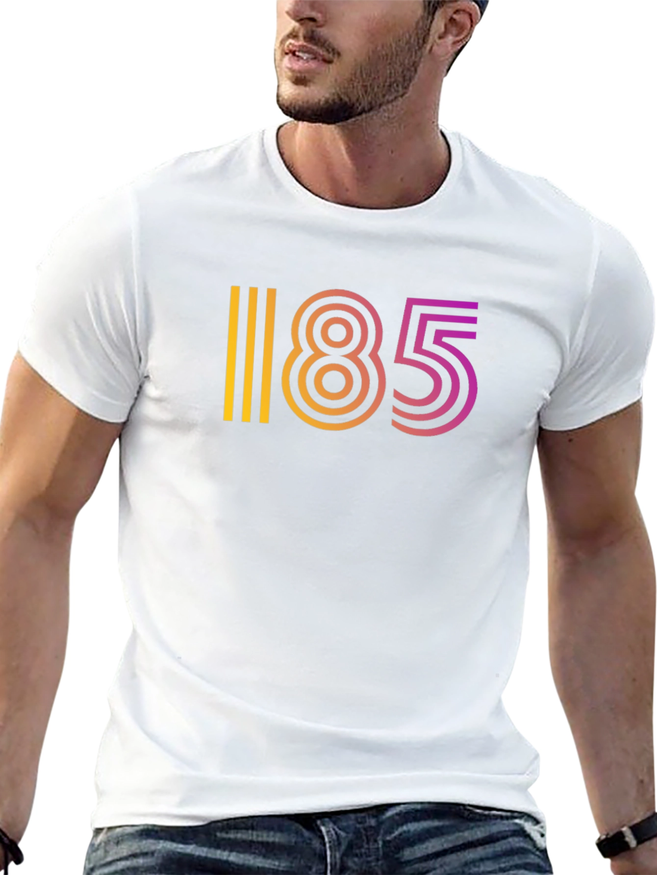 Retro 1985 Gradient T-Shirt